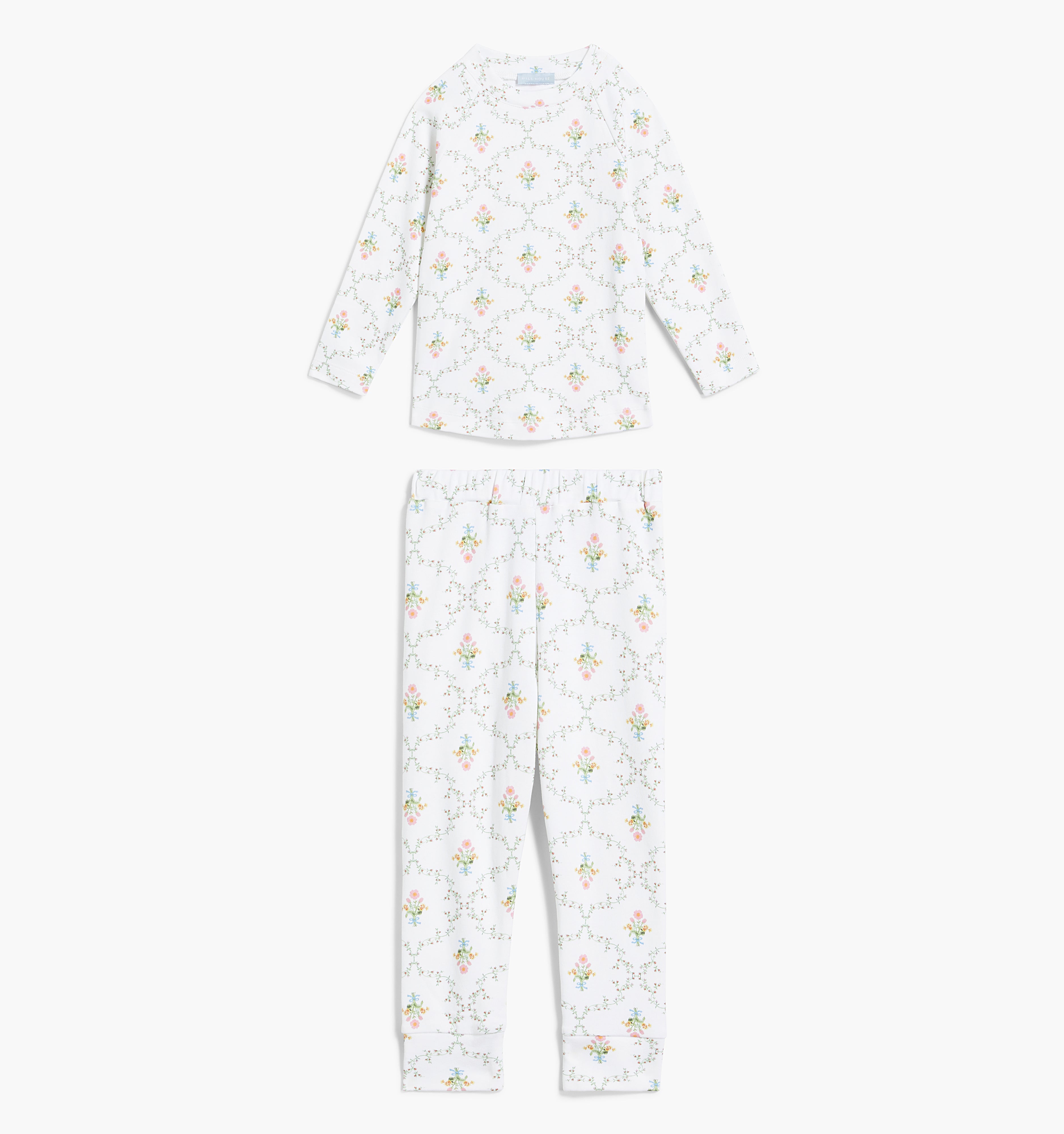 The Tiny PJ Set - Pastel Trellis