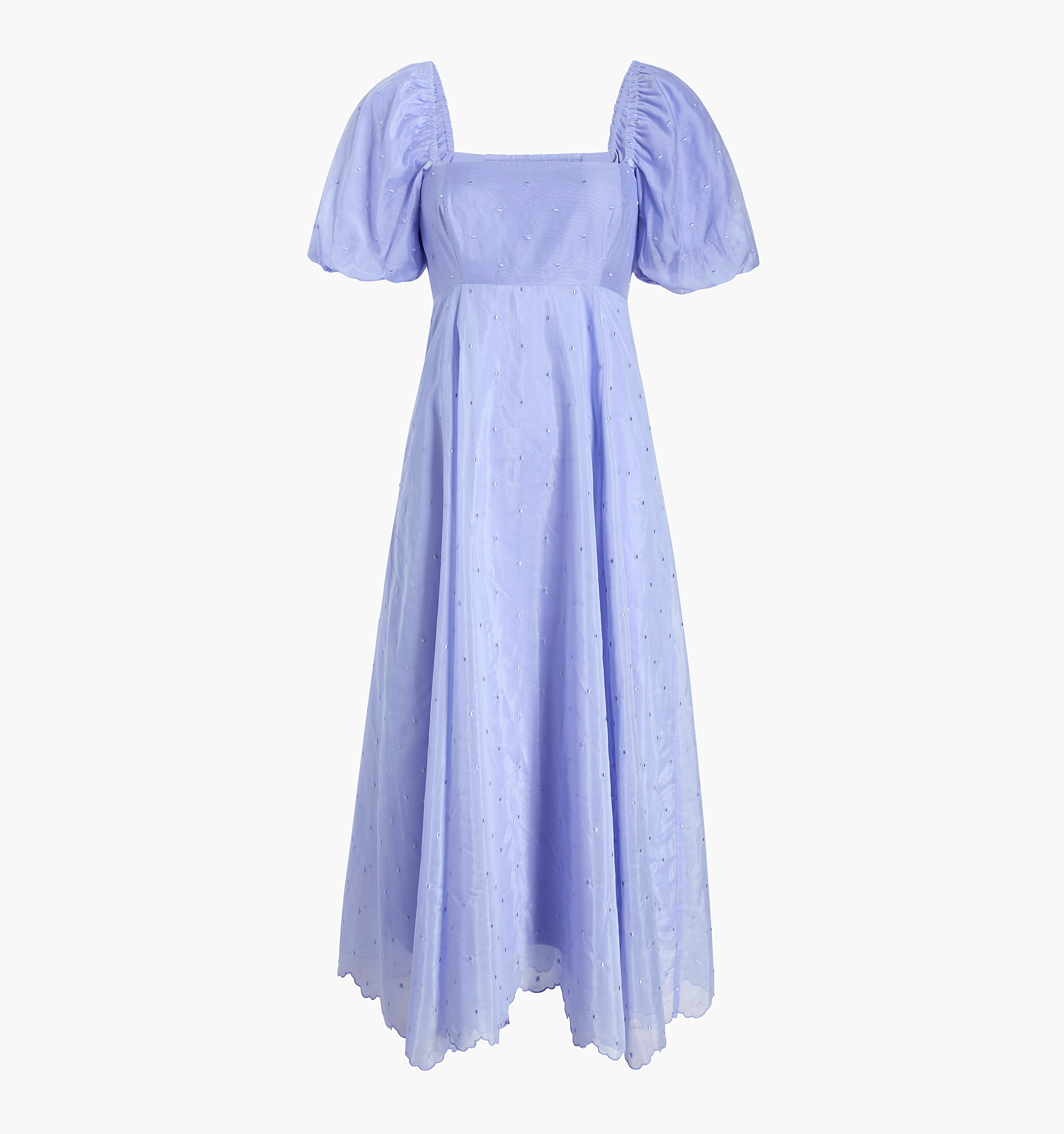 The Matilda Dress - Hyacinth Organza Dot – Hill House Home