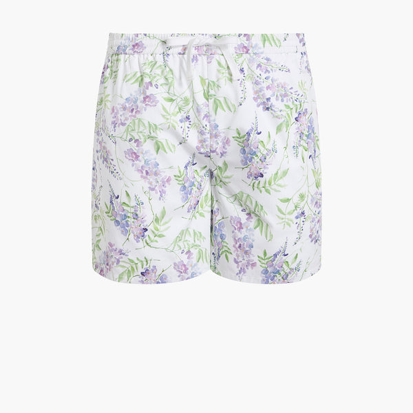 The Leo Short - Wisteria Cotton Sateen – Hill House Home