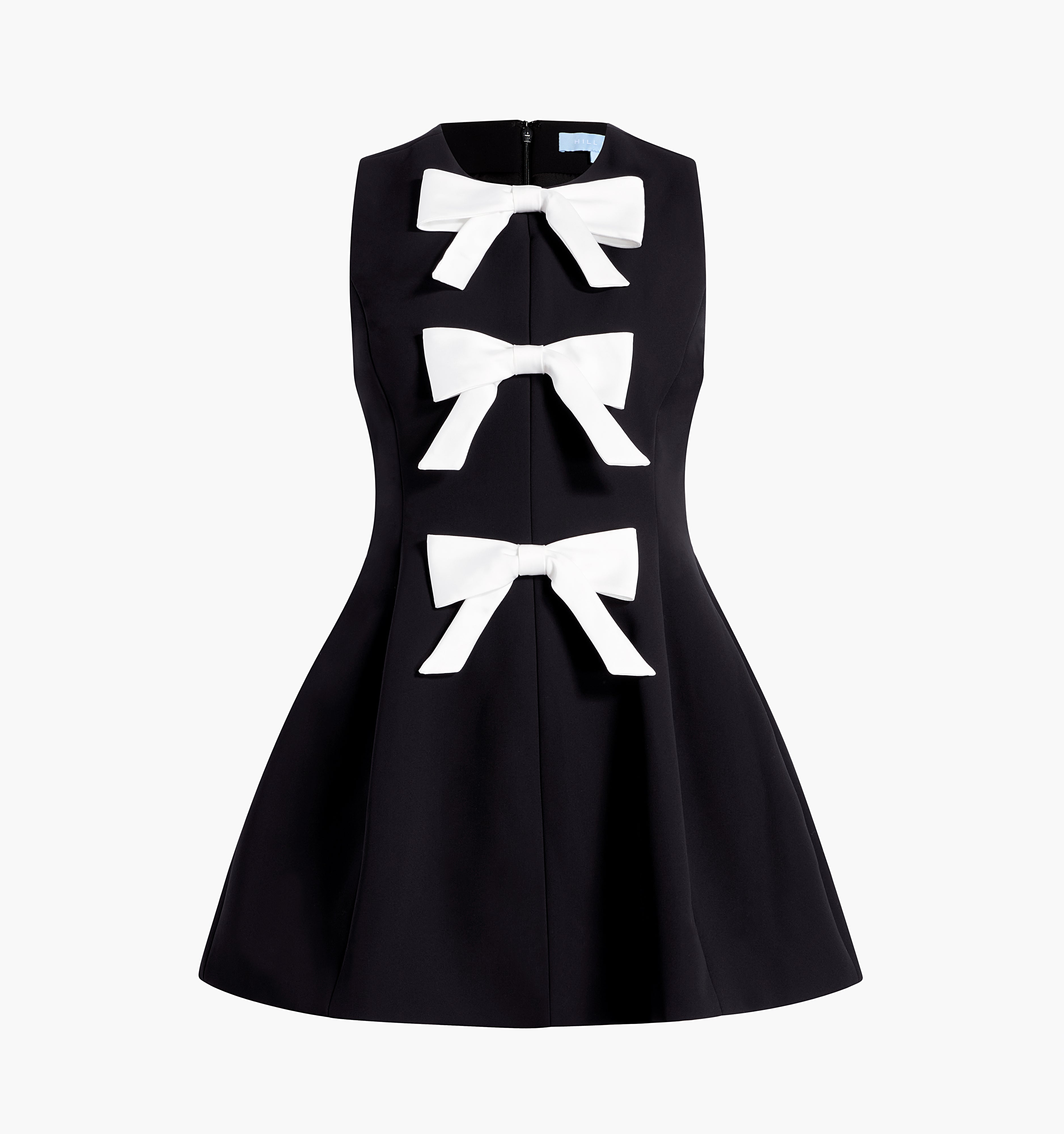 The Blythe Bow Dress - Ivory Bows