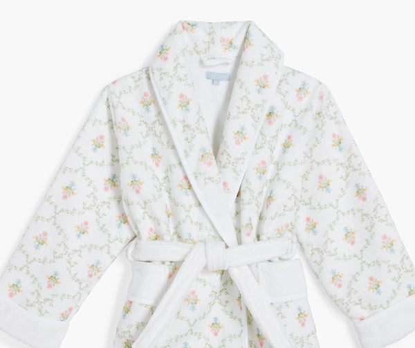 The Tiny Hotel Robe - Pastel Trellis – Hill House Home