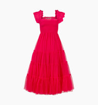 House on the Hill　Dress (Red)　100(3Y) TheEllieRedTulle3694_grande.