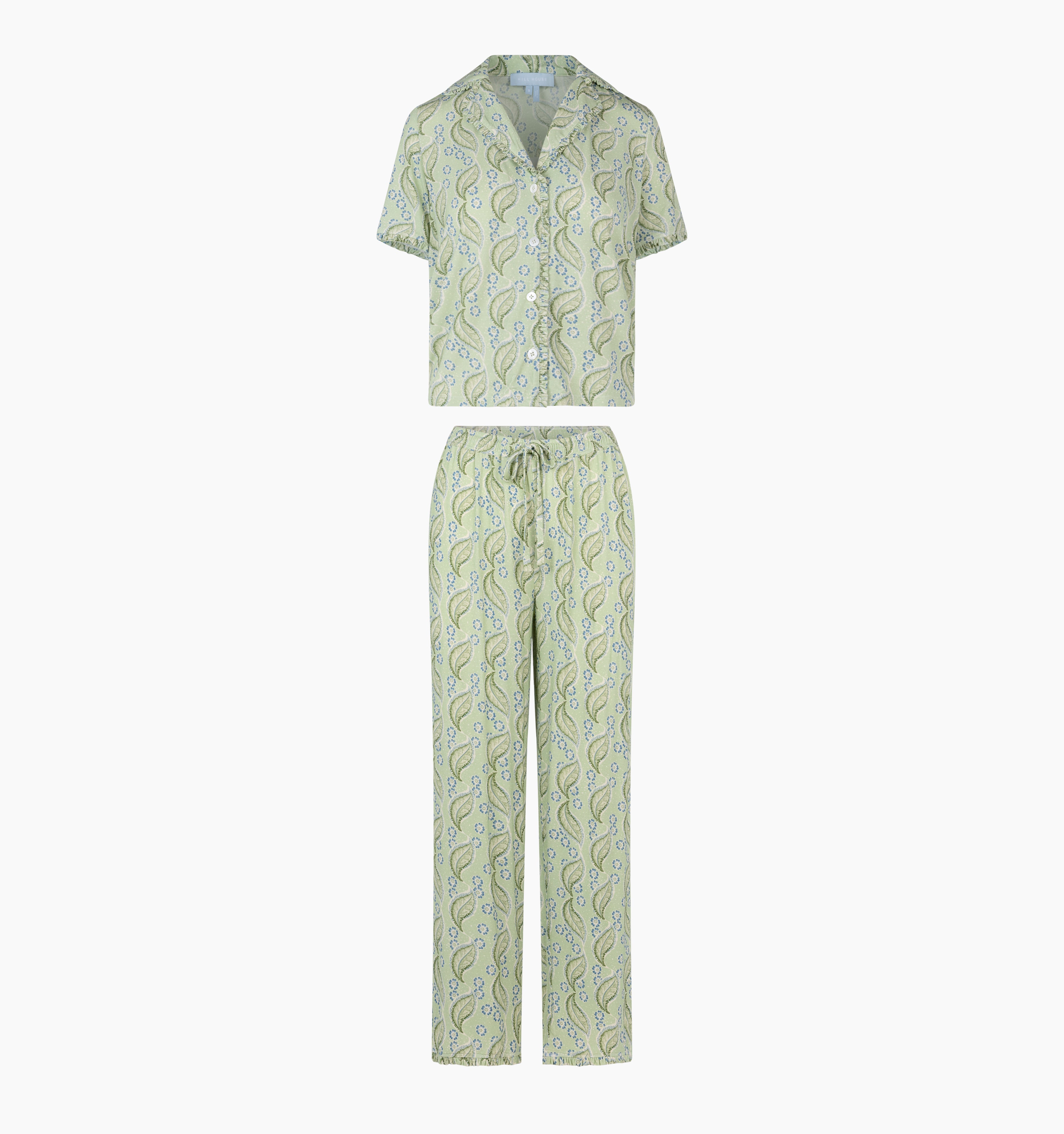 The Marina Pajama Set - F. Steiner & Co. Archive Eucalyptus