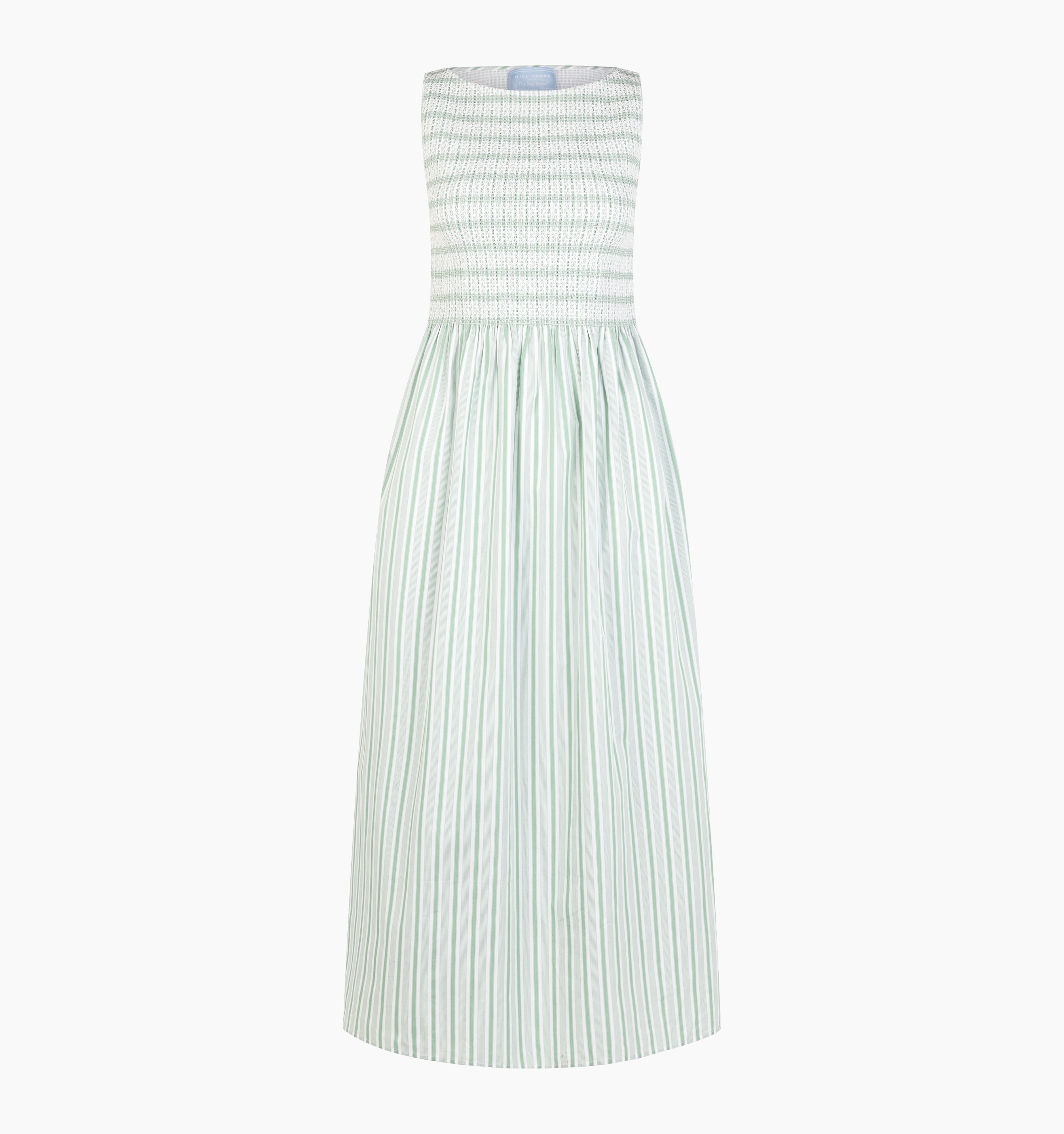 The Cosima Nap Dress - Apple Green Stripe
