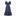 The Louisa Nap Dress - Navy Trailing Fern