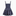The Seraphina Mini Nap Dress - Navy Trailing Fern