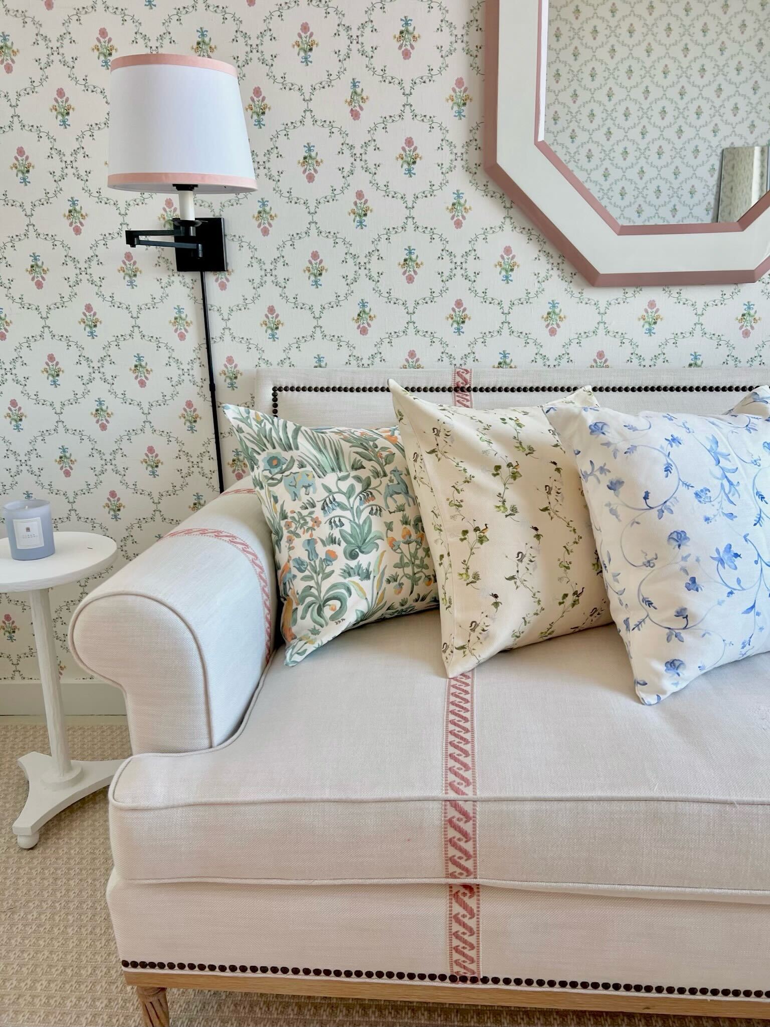 The Bleecker Throw Pillowcase - Sand Sherwood Forest