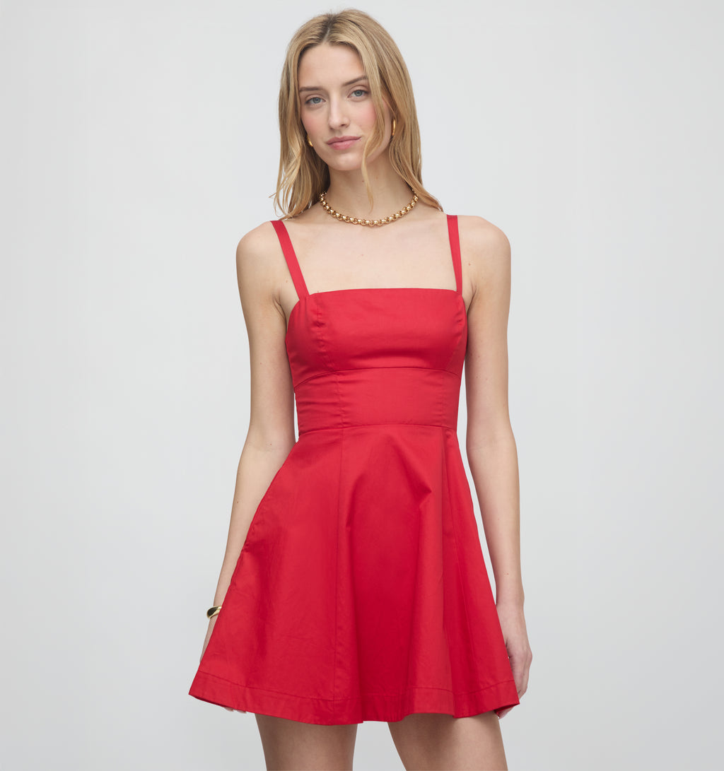hill house margot mini dress The | Red / S | 100% Cotton Grace Kelly Size:UK 8 / EU 41 / US 10 Pre-Order Message 8 Dress to impress