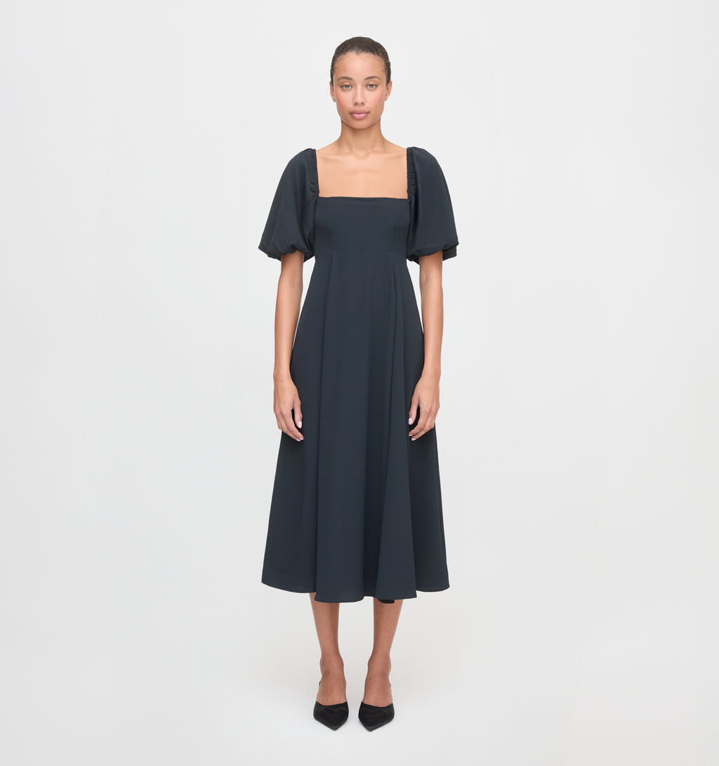 matilda midi dress Matilda 10" Long Collar Bubble Midi Dress