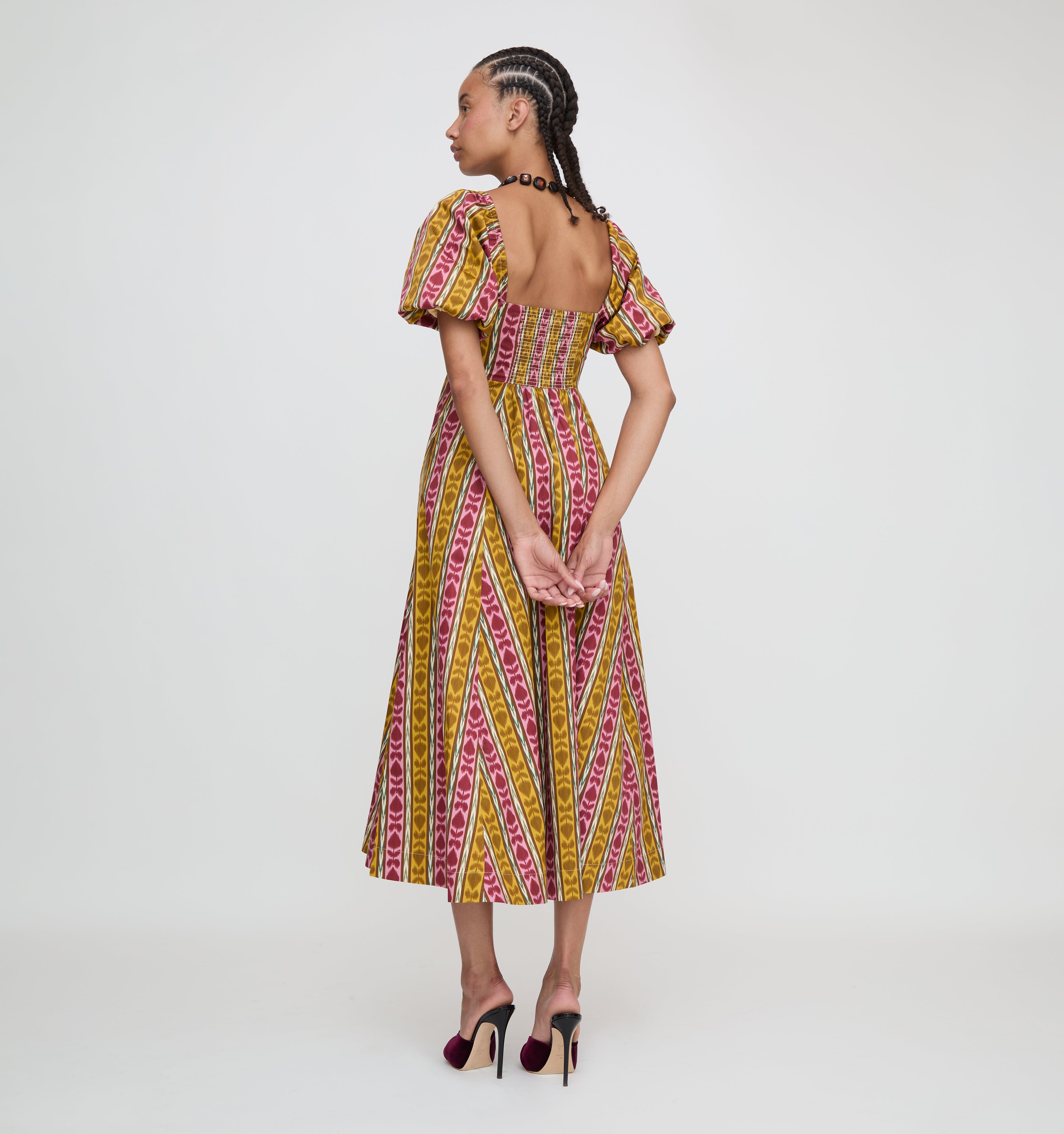 The Matilda Dress - Ikat Topiary