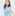 The Hill House x La Coqueta Maribel Girl Jacket - Blue