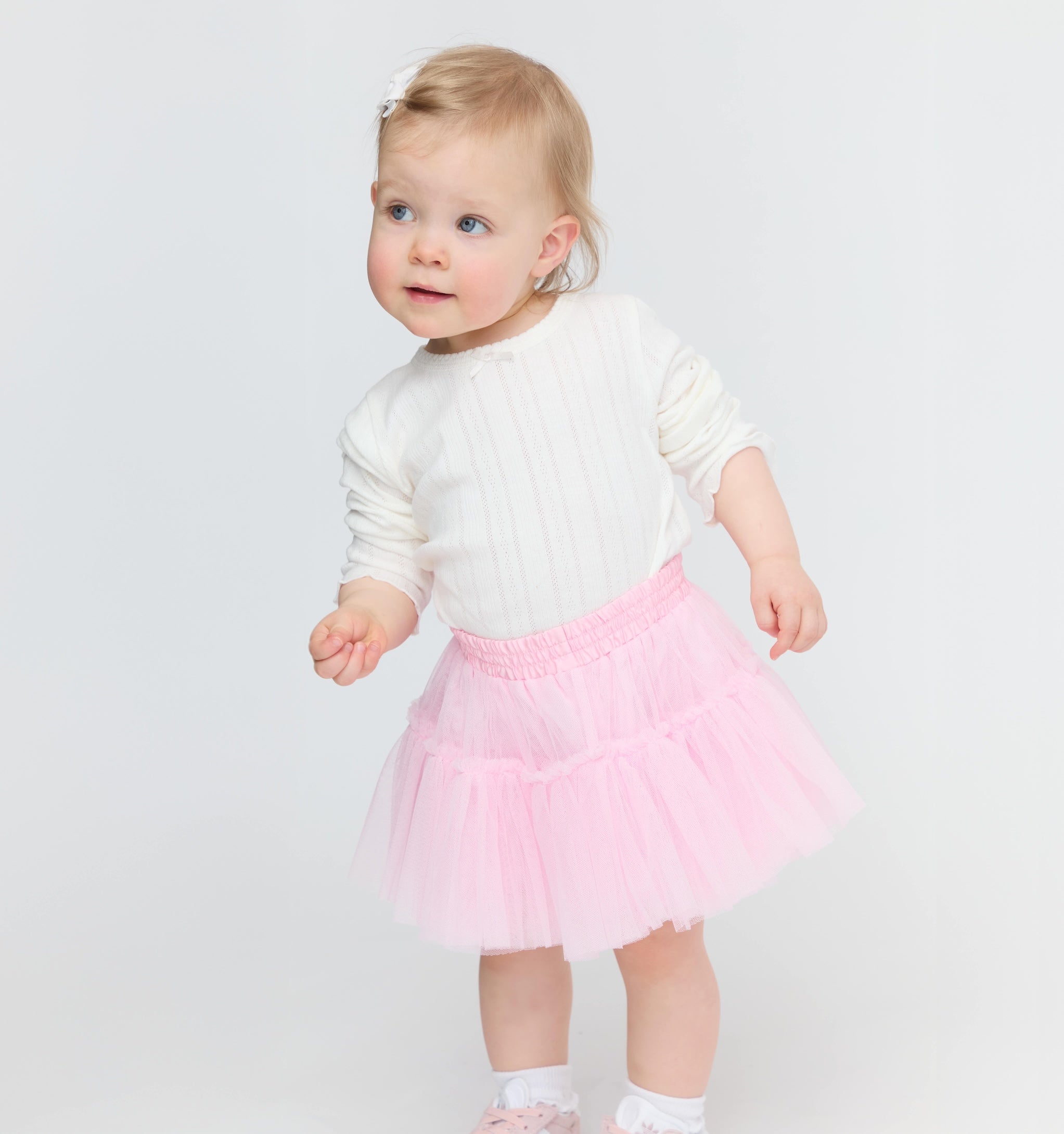 The Baby Spencer Skirt - Pink Tulle