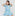 The Hill House x La Coqueta Izara Dress - Blue Watercolor Hydrangea