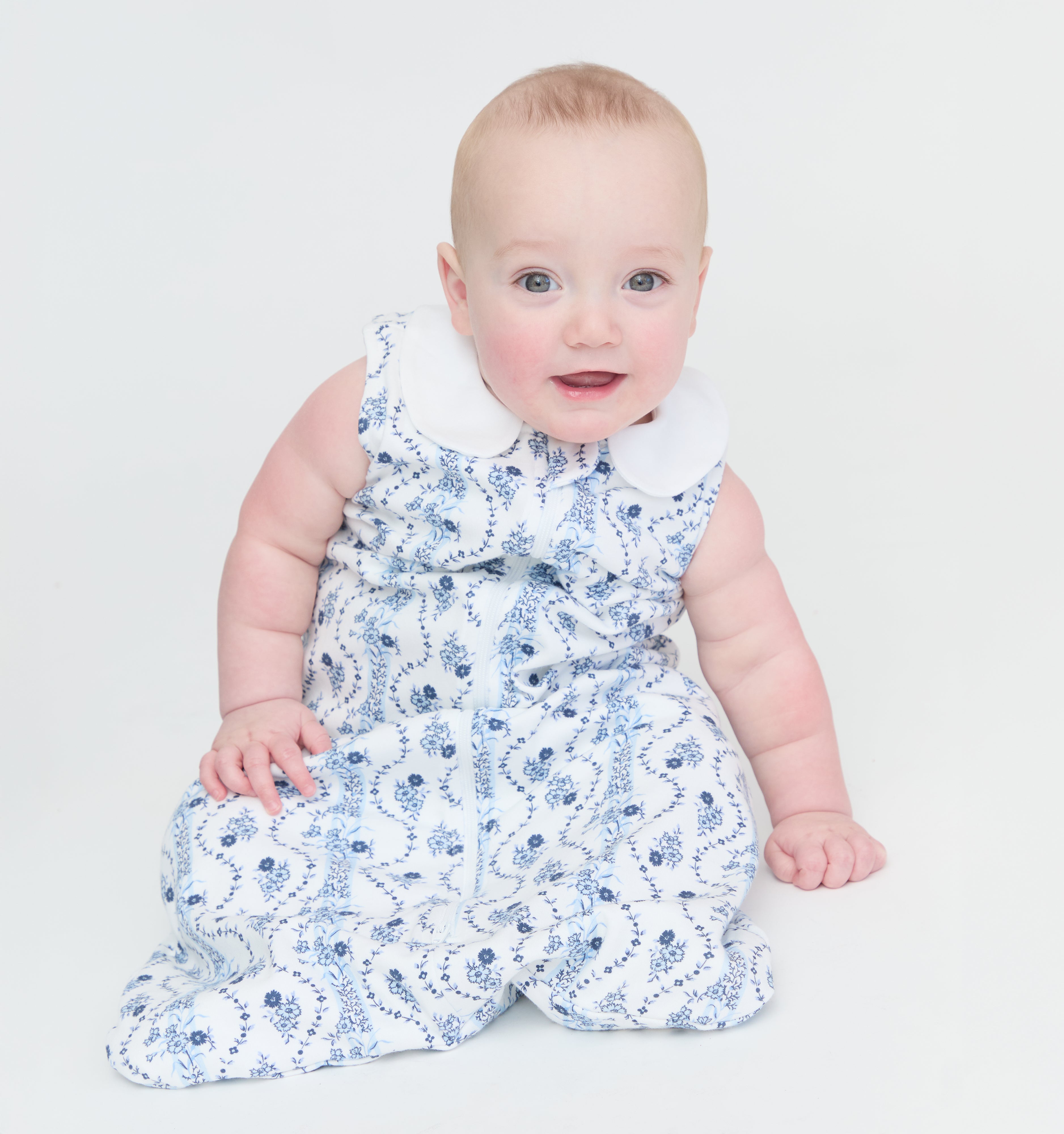 The Sleep Sack - Blue Vine Stripe – Hill House Home