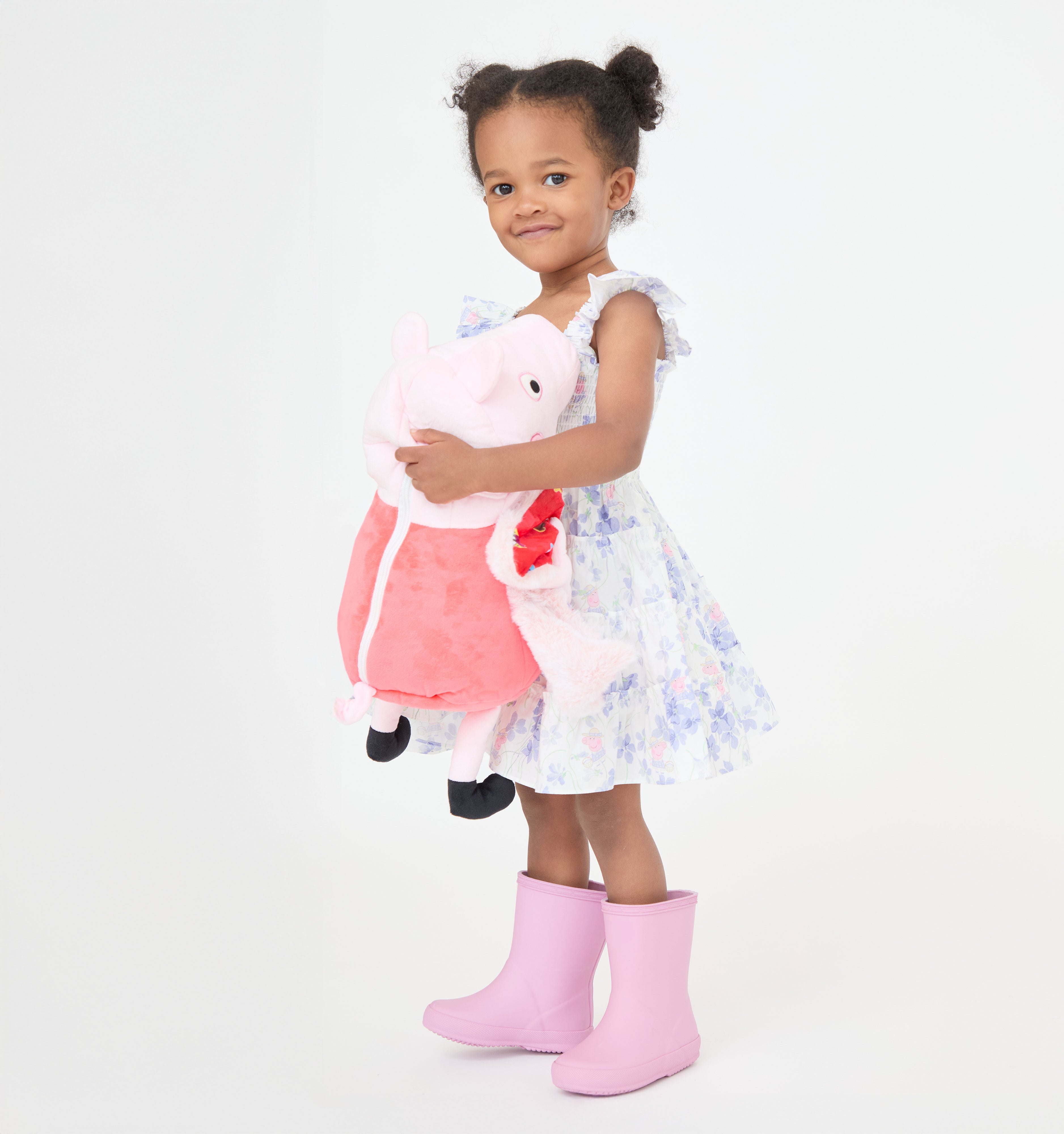 The Peppa Pig Baby Ellie Nap Dress -  Lilac Floral