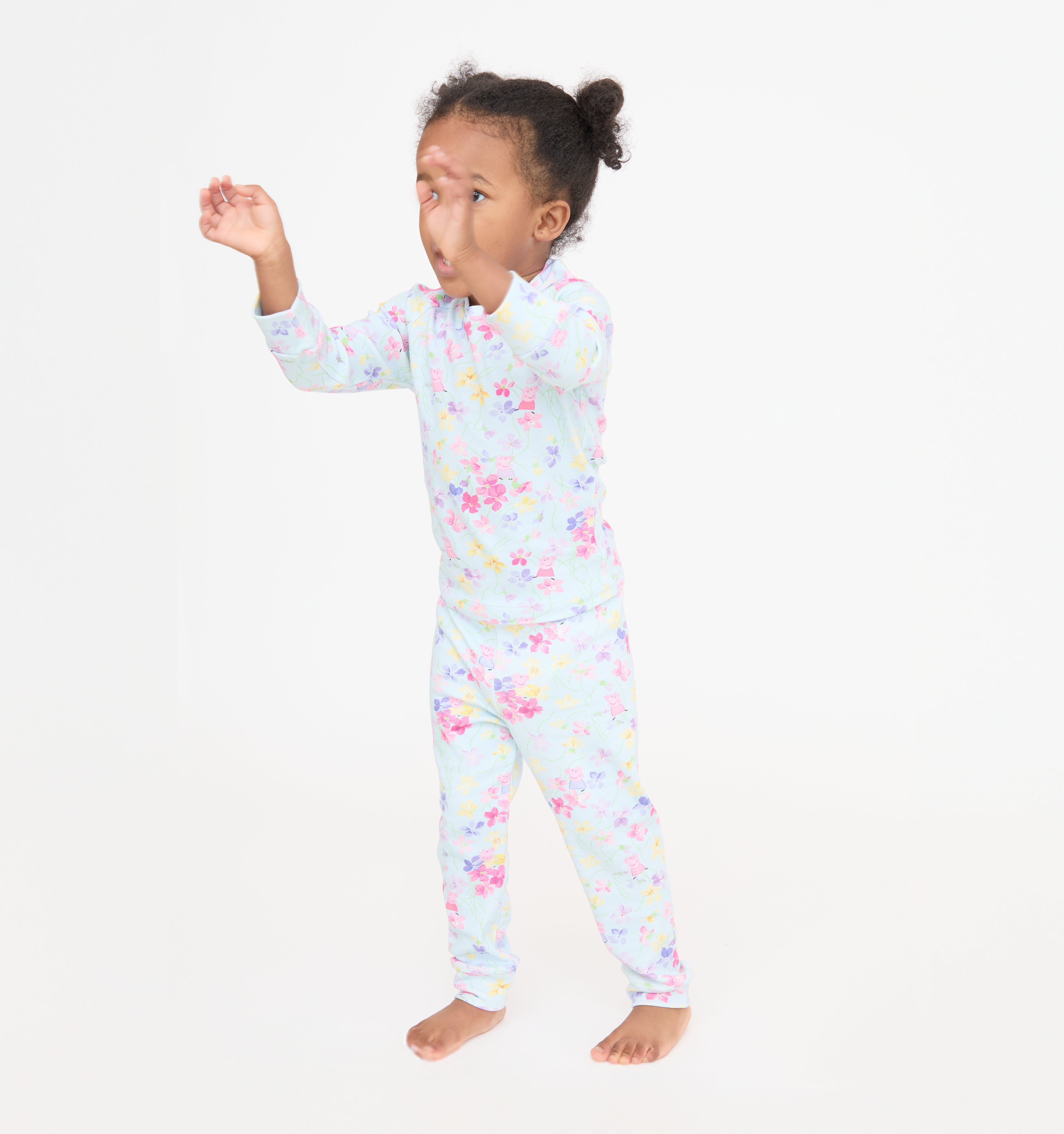 The Peppa Pig Baby PJ Set - Multi Floral