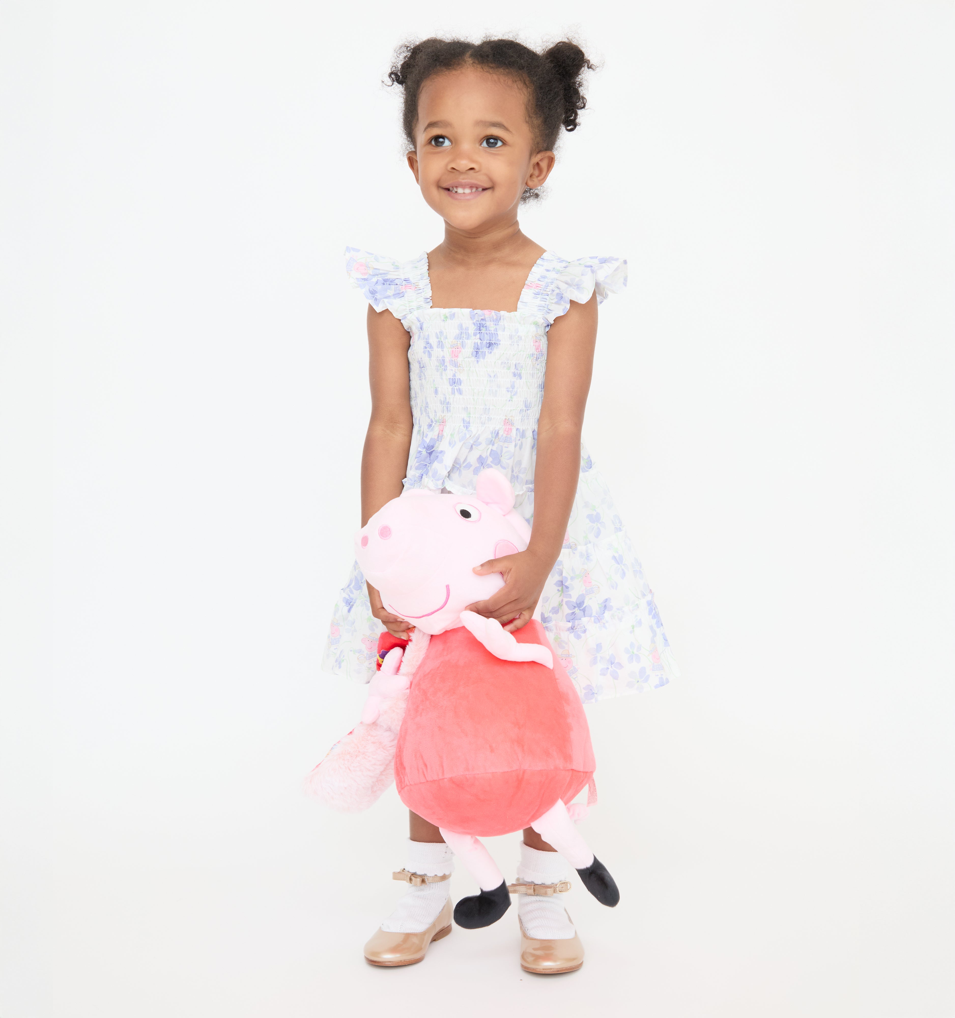 The Peppa Pig Baby Ellie Nap Dress -  Lilac Floral
