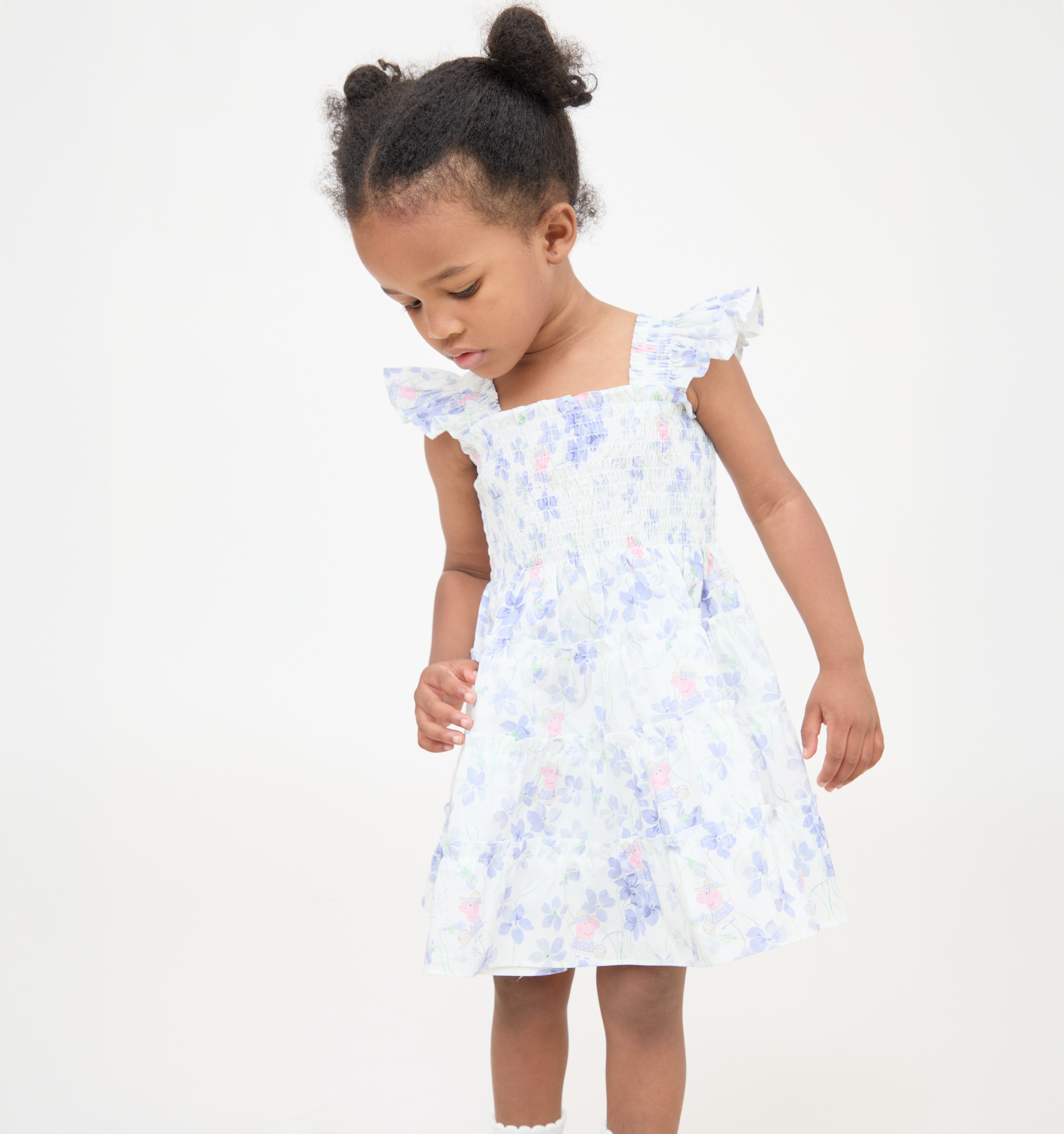 The Peppa Pig Baby Ellie Nap Dress -  Lilac Floral