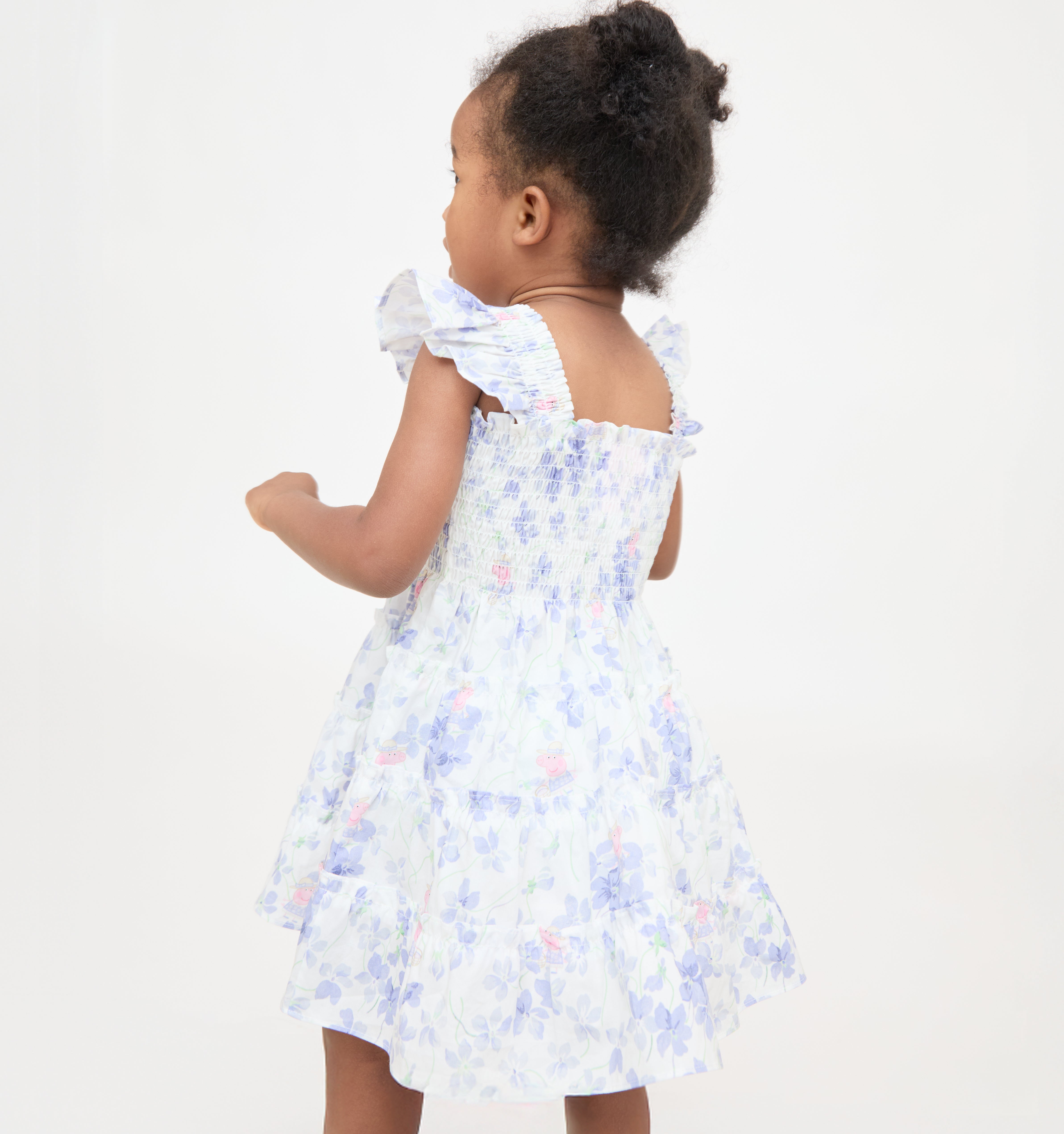 The Peppa Pig Baby Ellie Nap Dress -  Lilac Floral