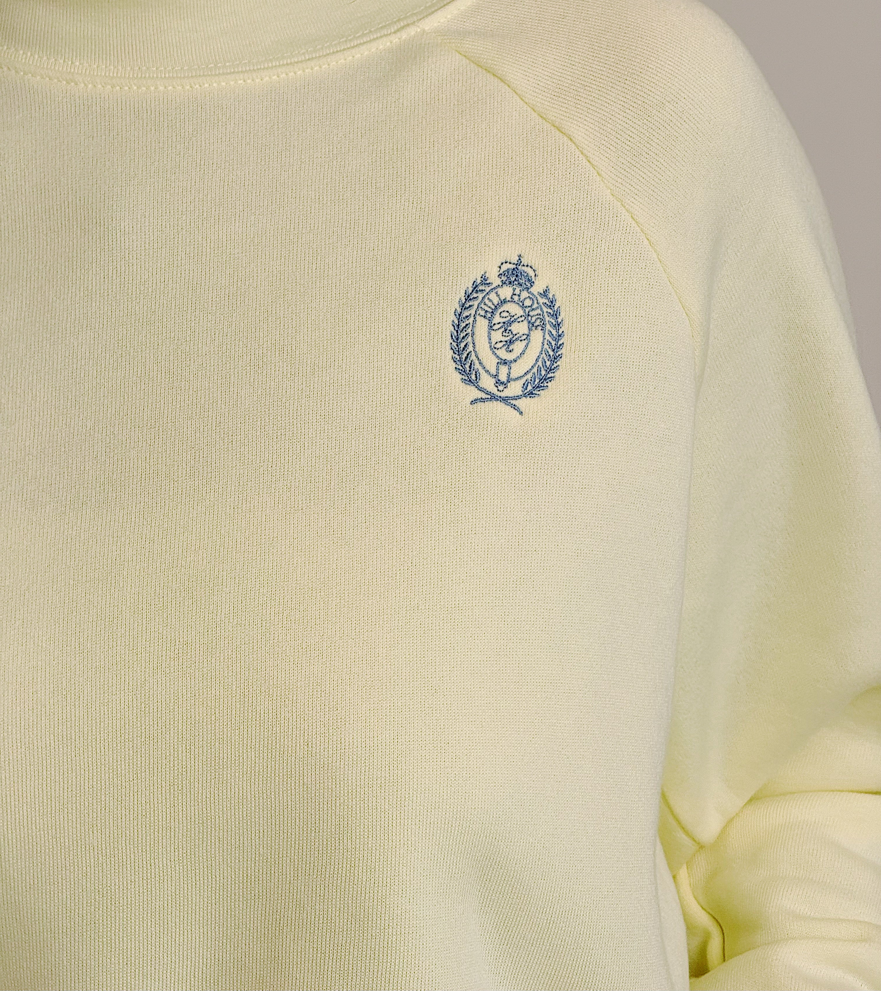 The Cropped Sweatshirt - Butter Yellow