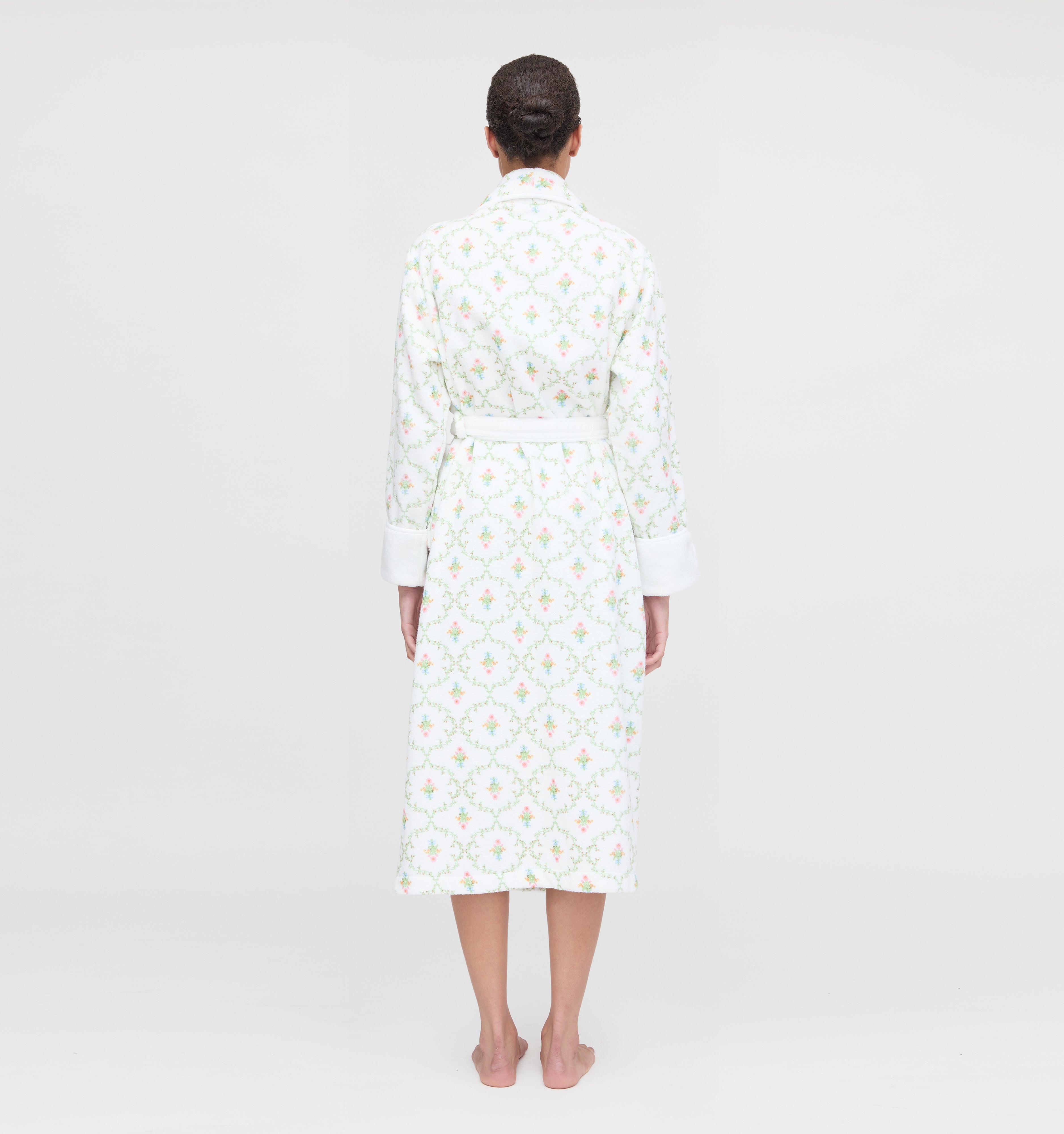 The Hotel Robe - Pastel Trellis