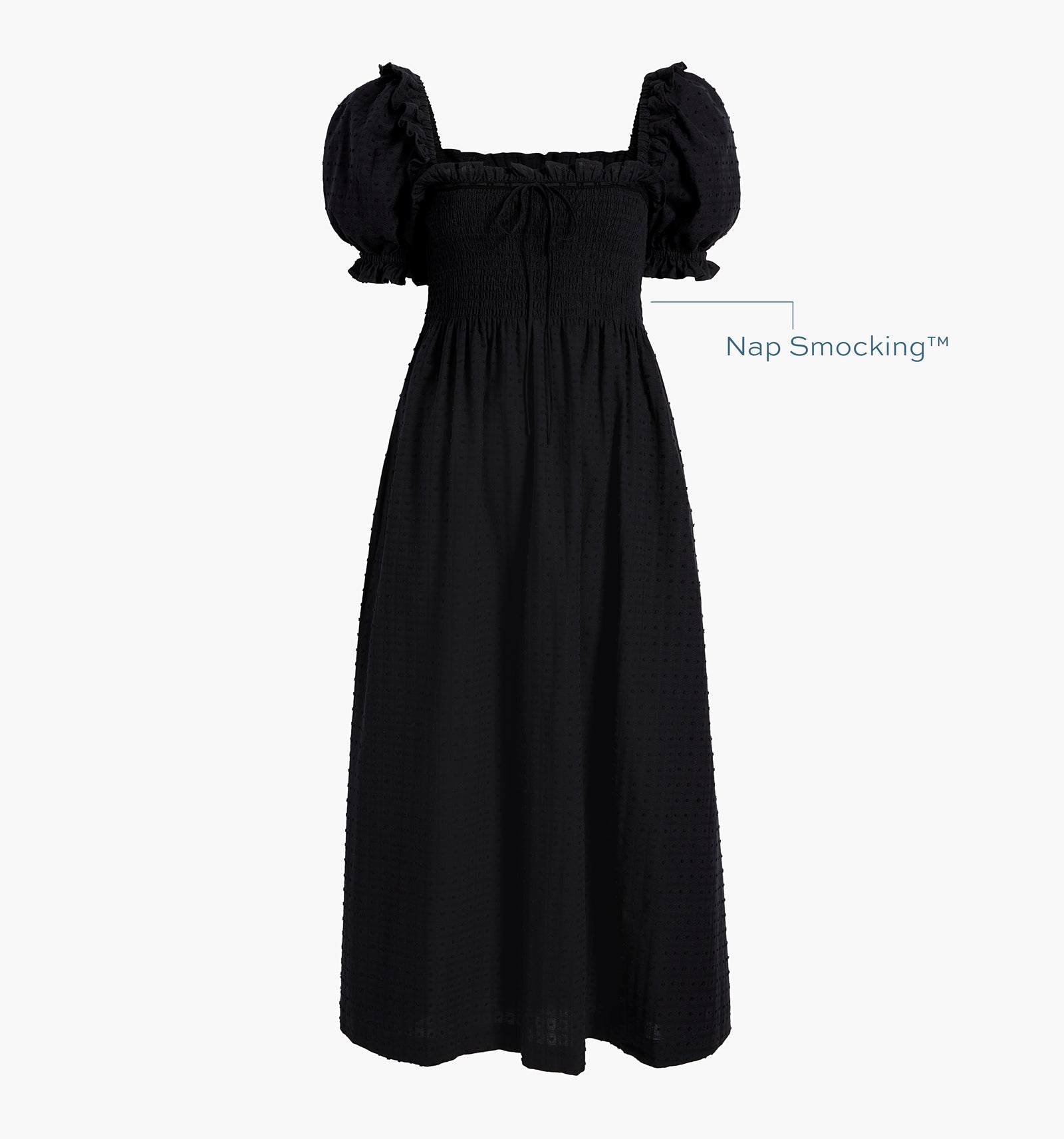Image of a Nap Dress with text highlighting it's Nap Smocking™
