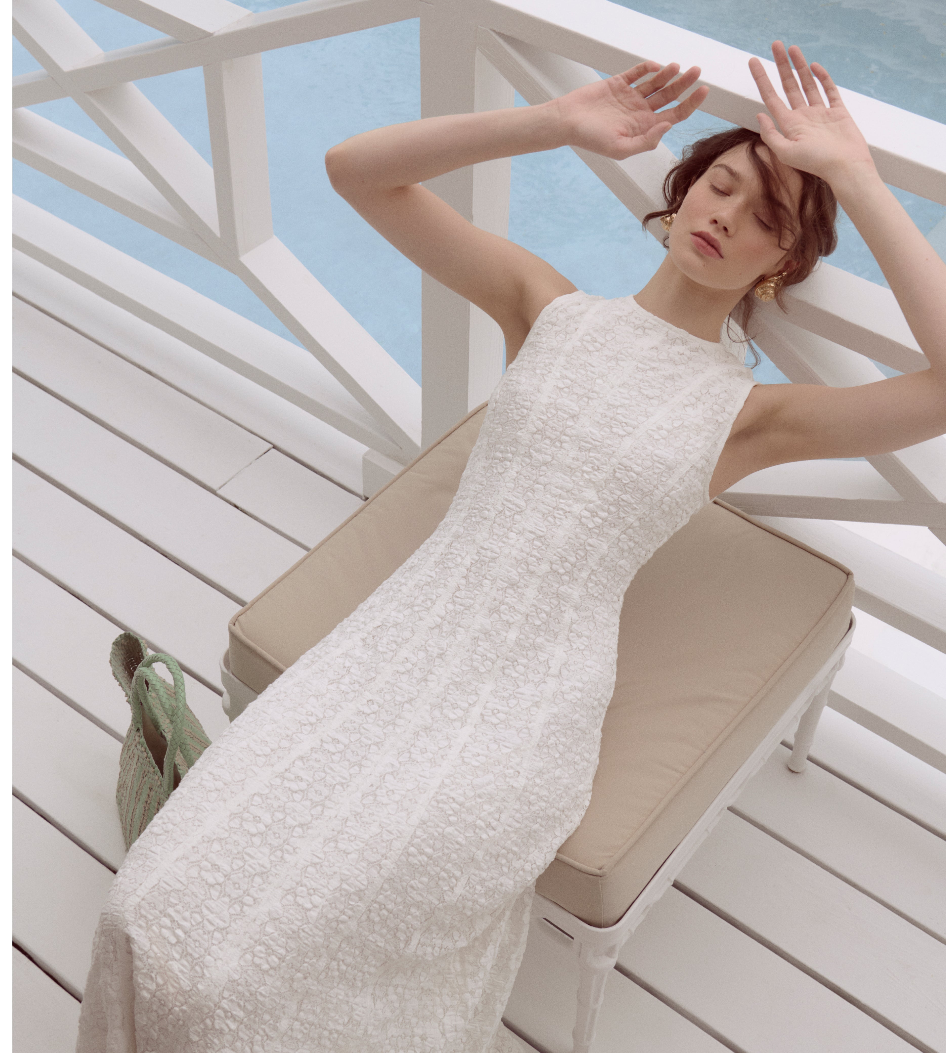 The Leanne Dress - White Lace