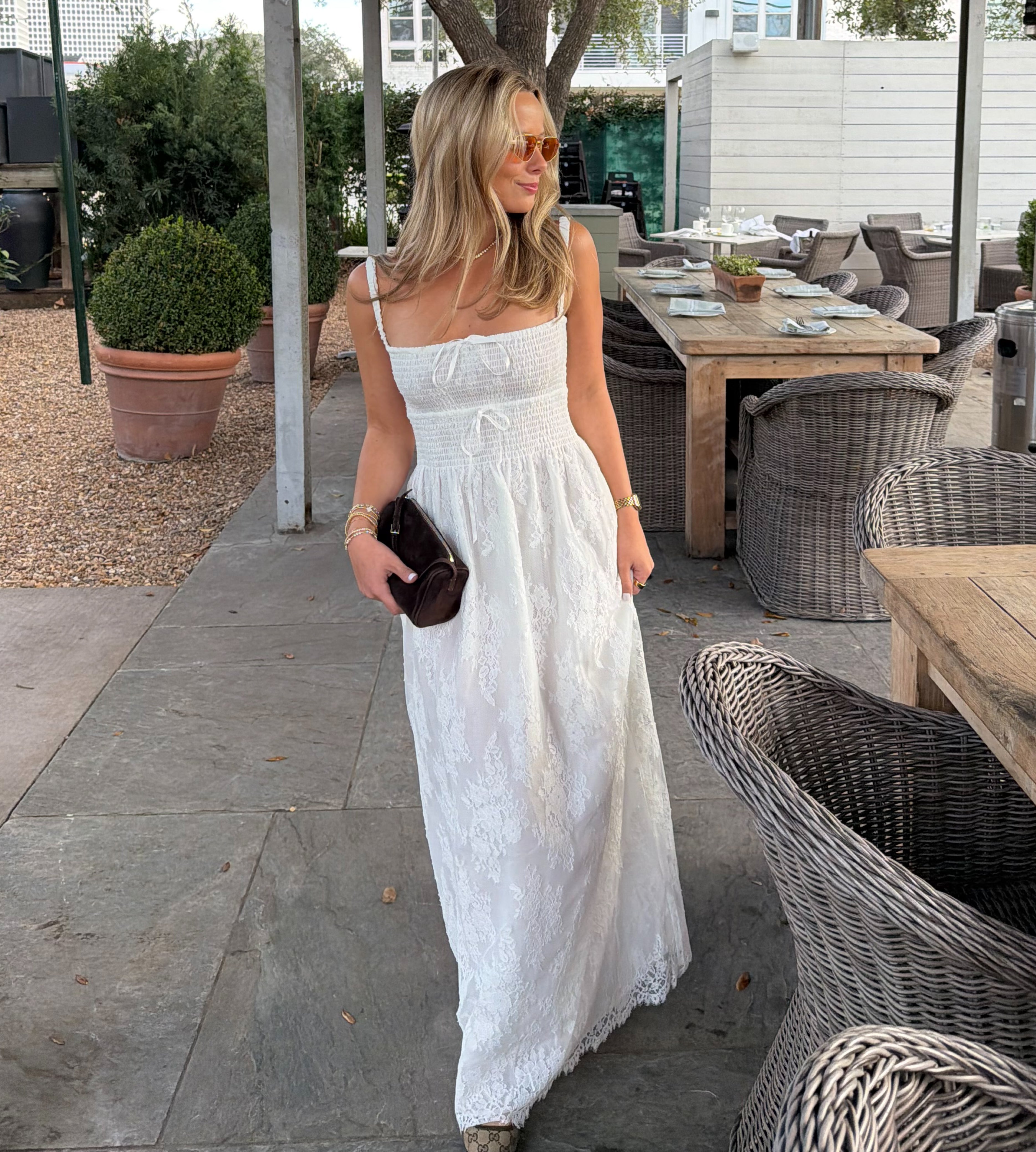 The Larissa Nap Dress - White Magnolia Lace – Hill House Home