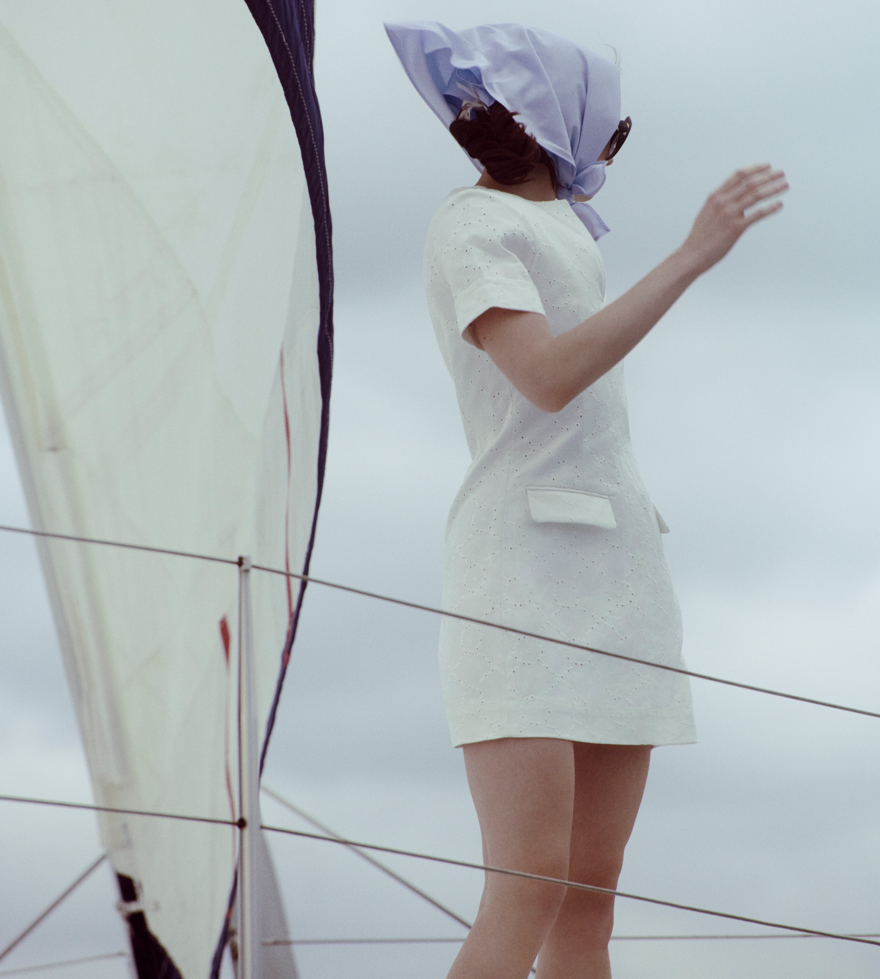 The Renata Dress - Ivory Eyelet – Hill House Home