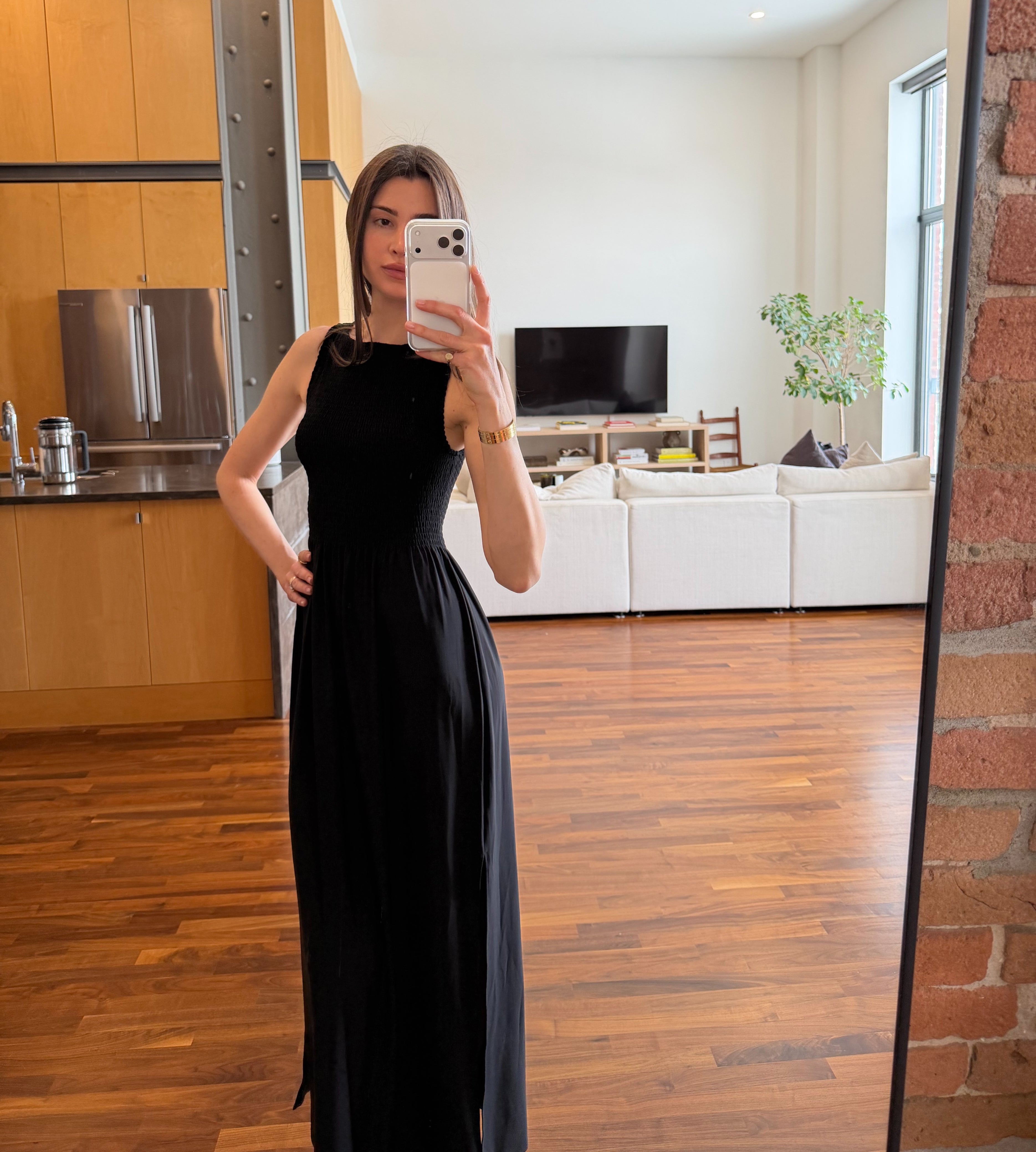 The Cosima Nap Dress - Black Jersey