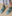 The Hill House x La Coqueta Leather Girl T-Bar Shoes - Light Blue
