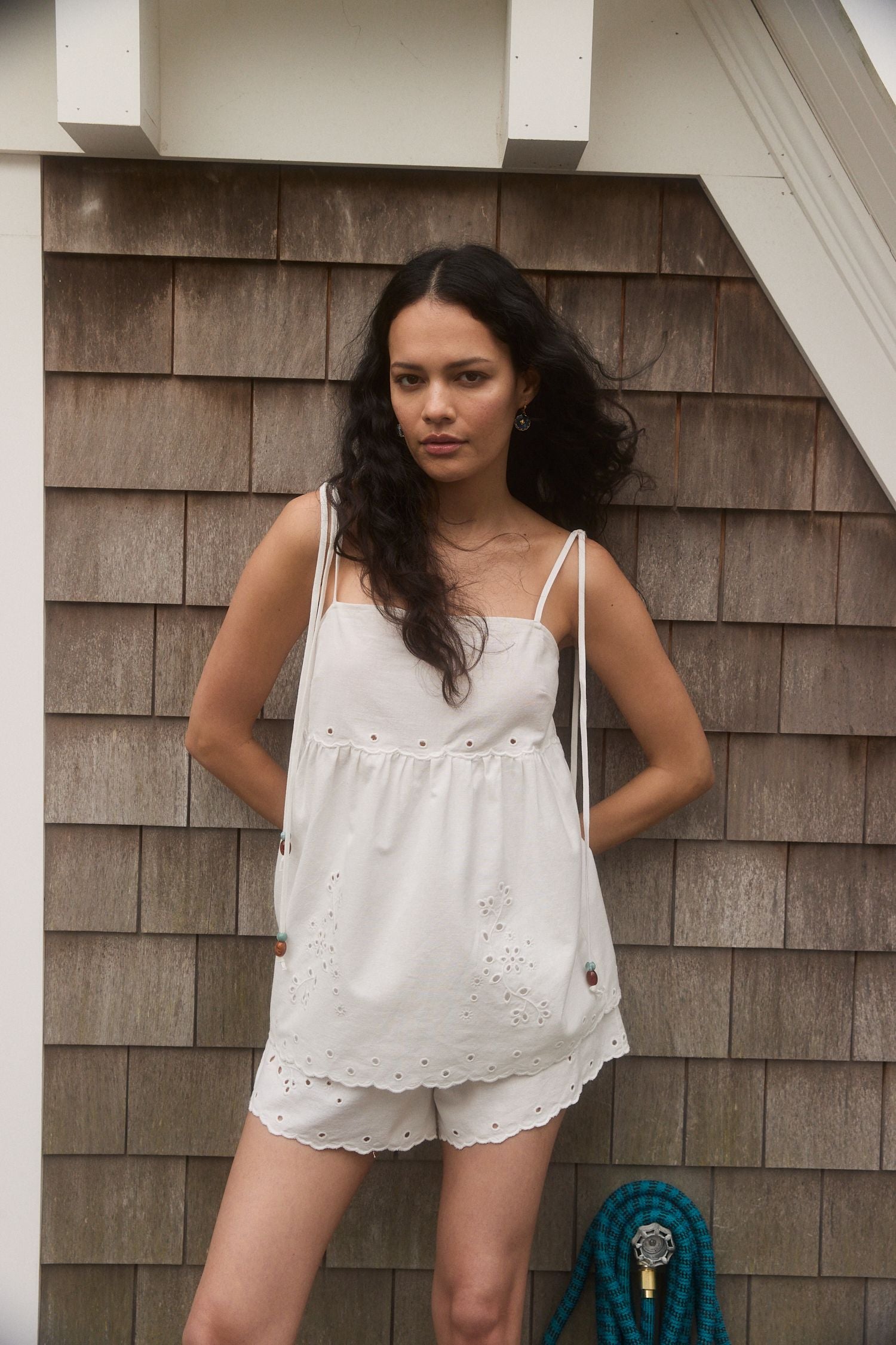 The Jessie Short - White Linen