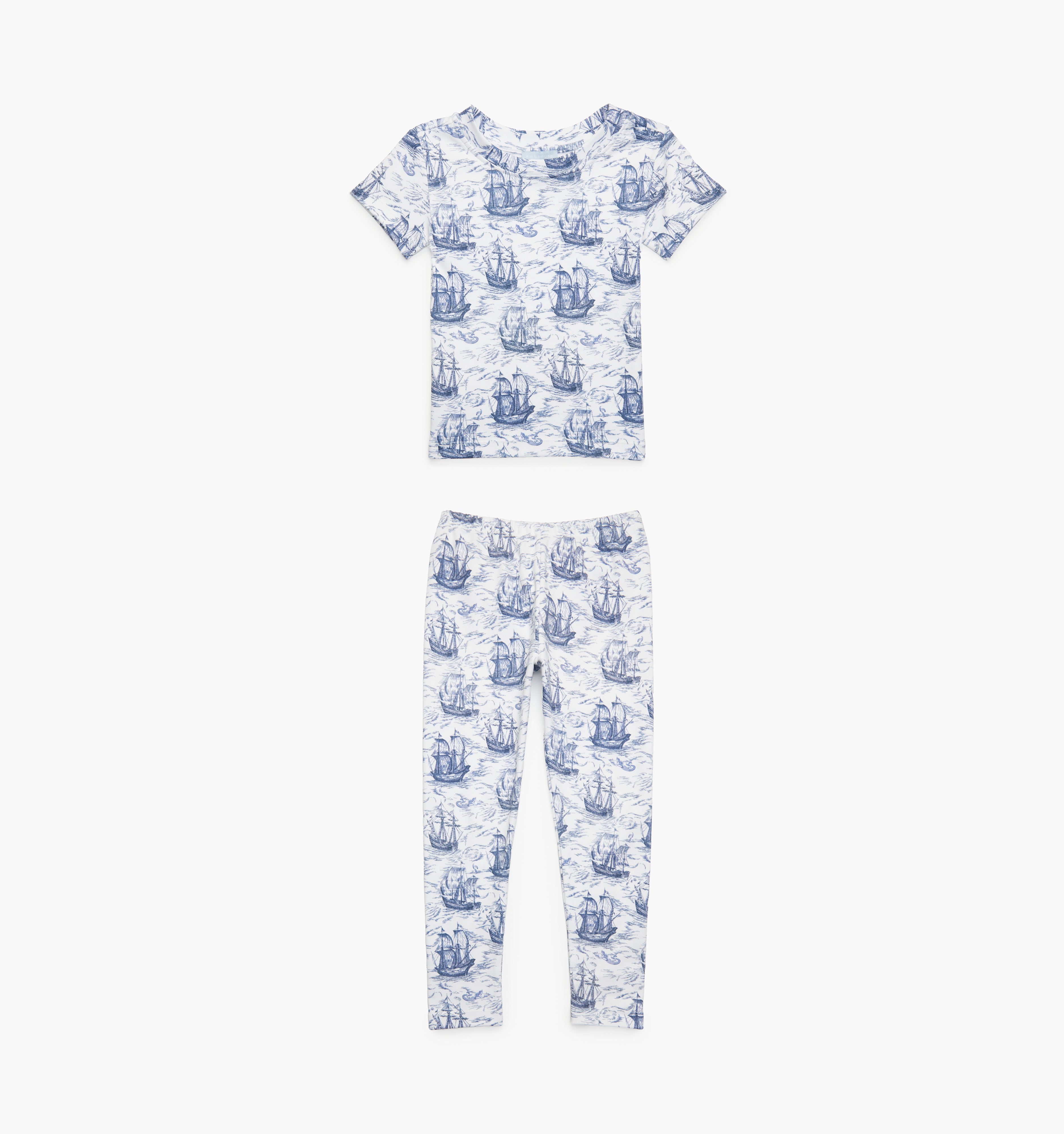 The Baby PJ Set - Navy Mariner's Toile