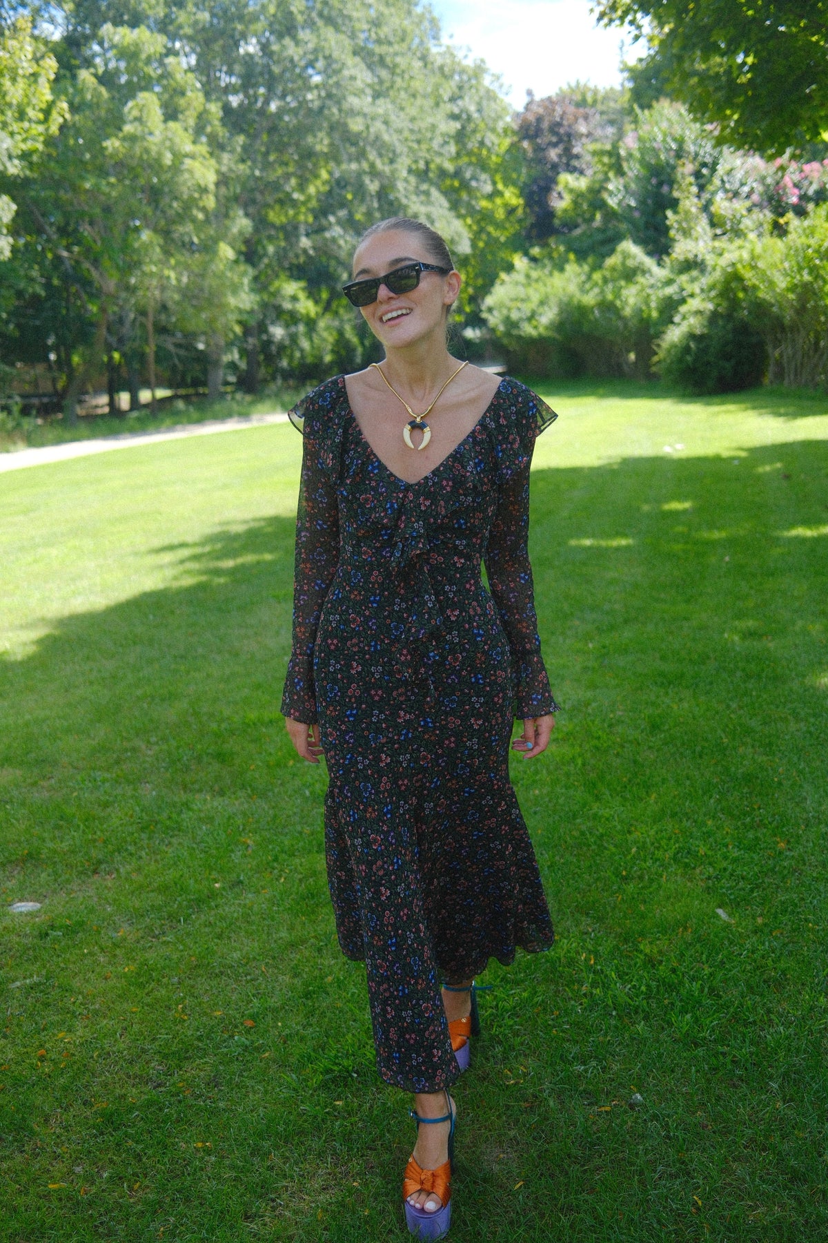 The Edwina Dress - Woodland Floral