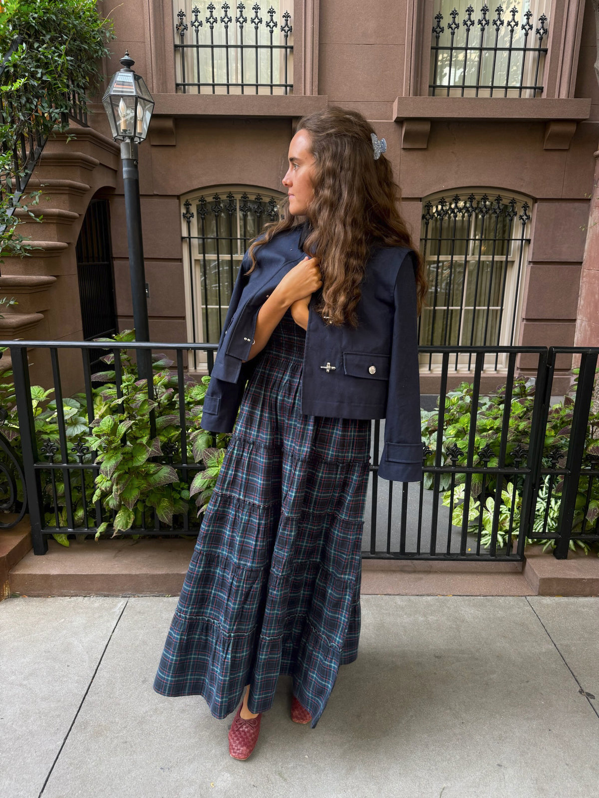 The Ellie Maxi Nap Dress - Jewel Tartan