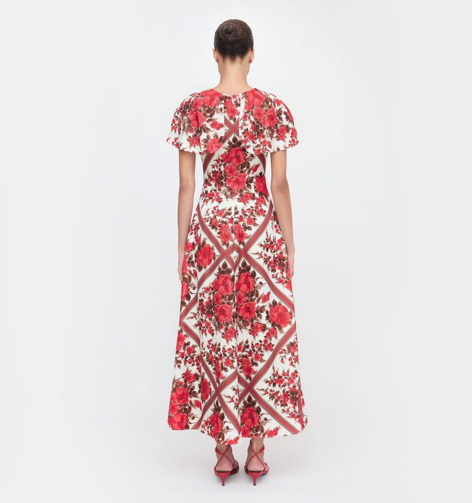 hill house red dress Home Women's The Ellie Nap - Ticking Stripe Margot features a square neckline Hill House | Dresses |