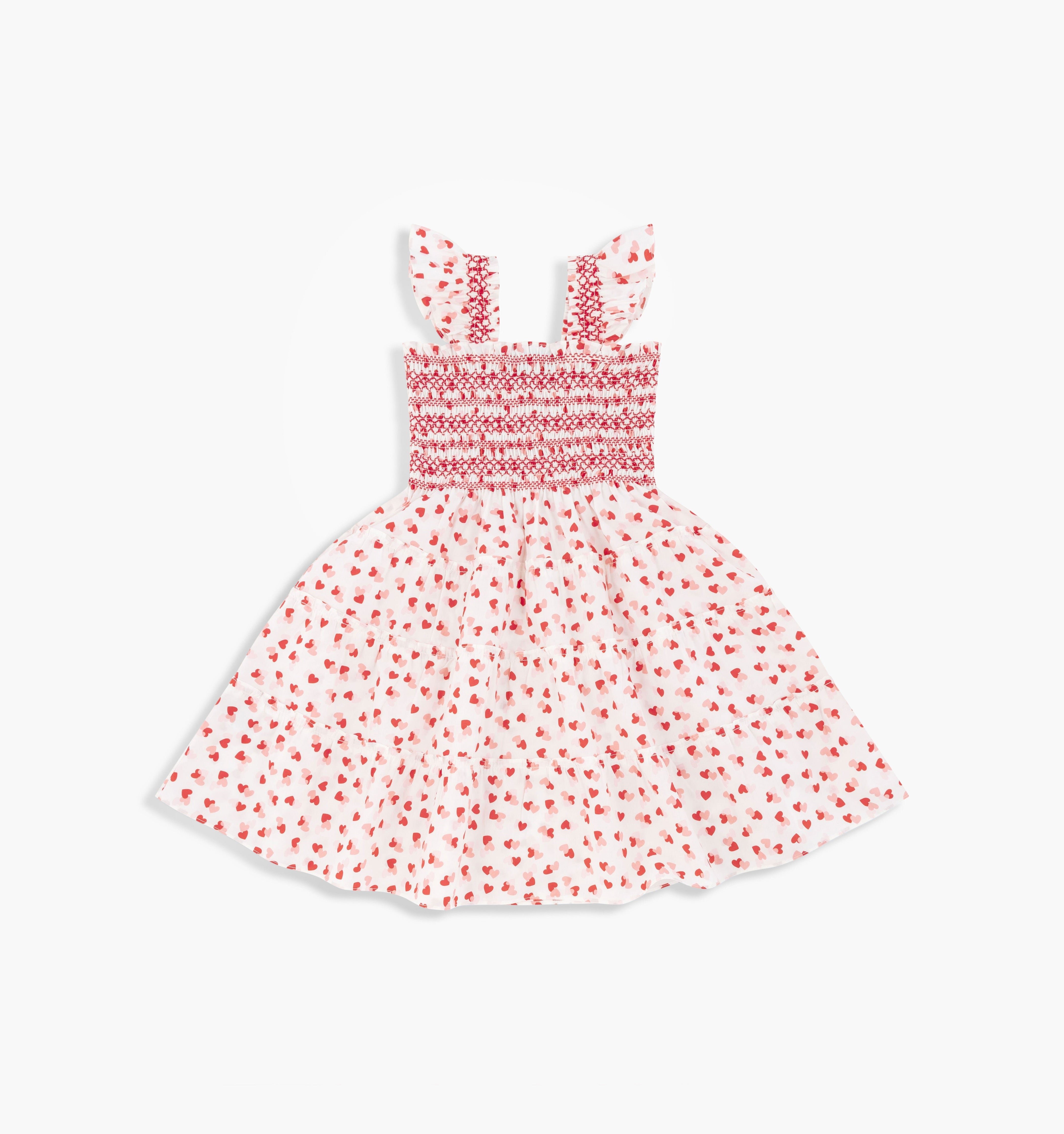 The Tiny Ellie Nap Dress - Lots of Hearts