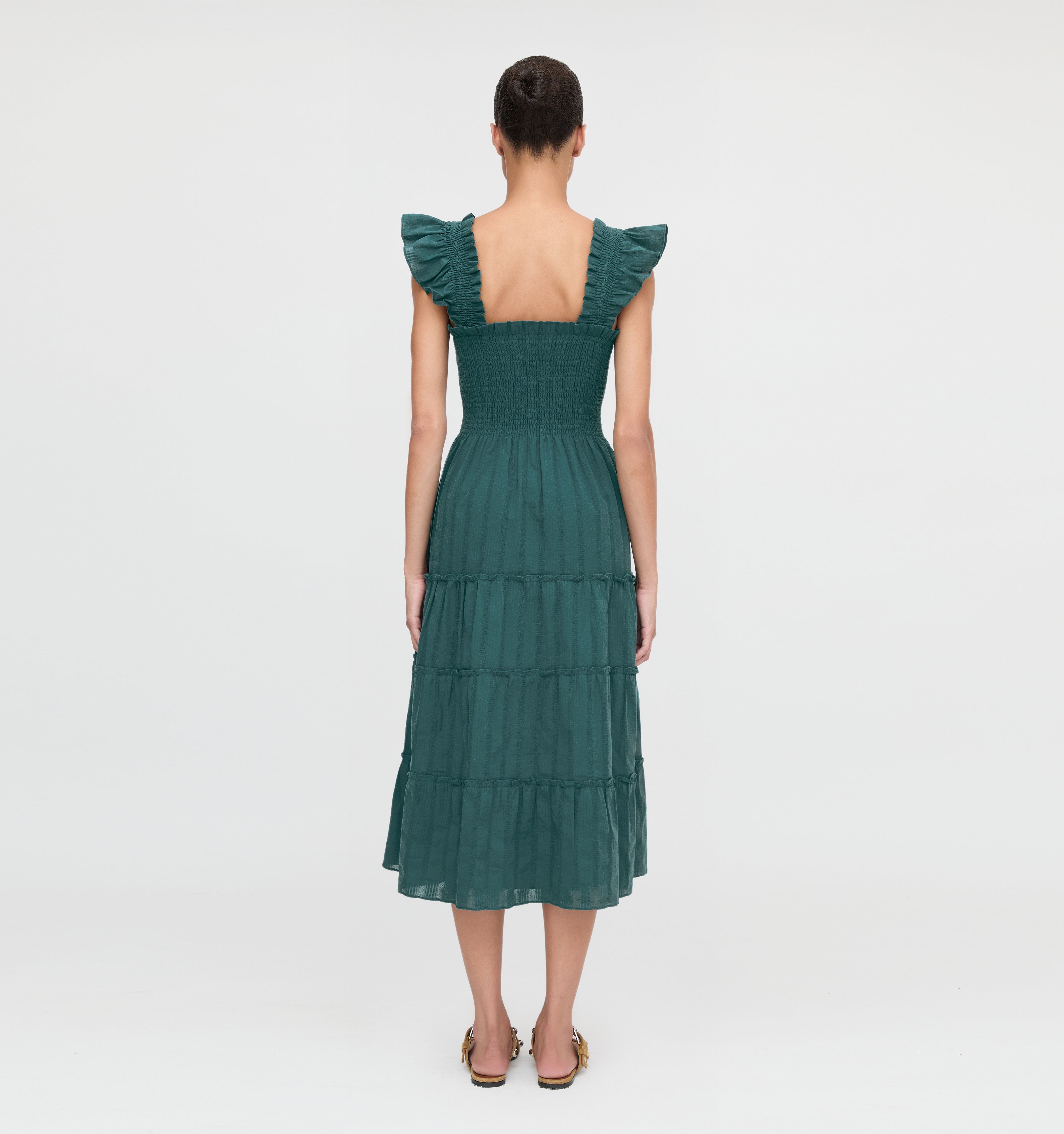 The Ellie Nap Dress - Midnight Green