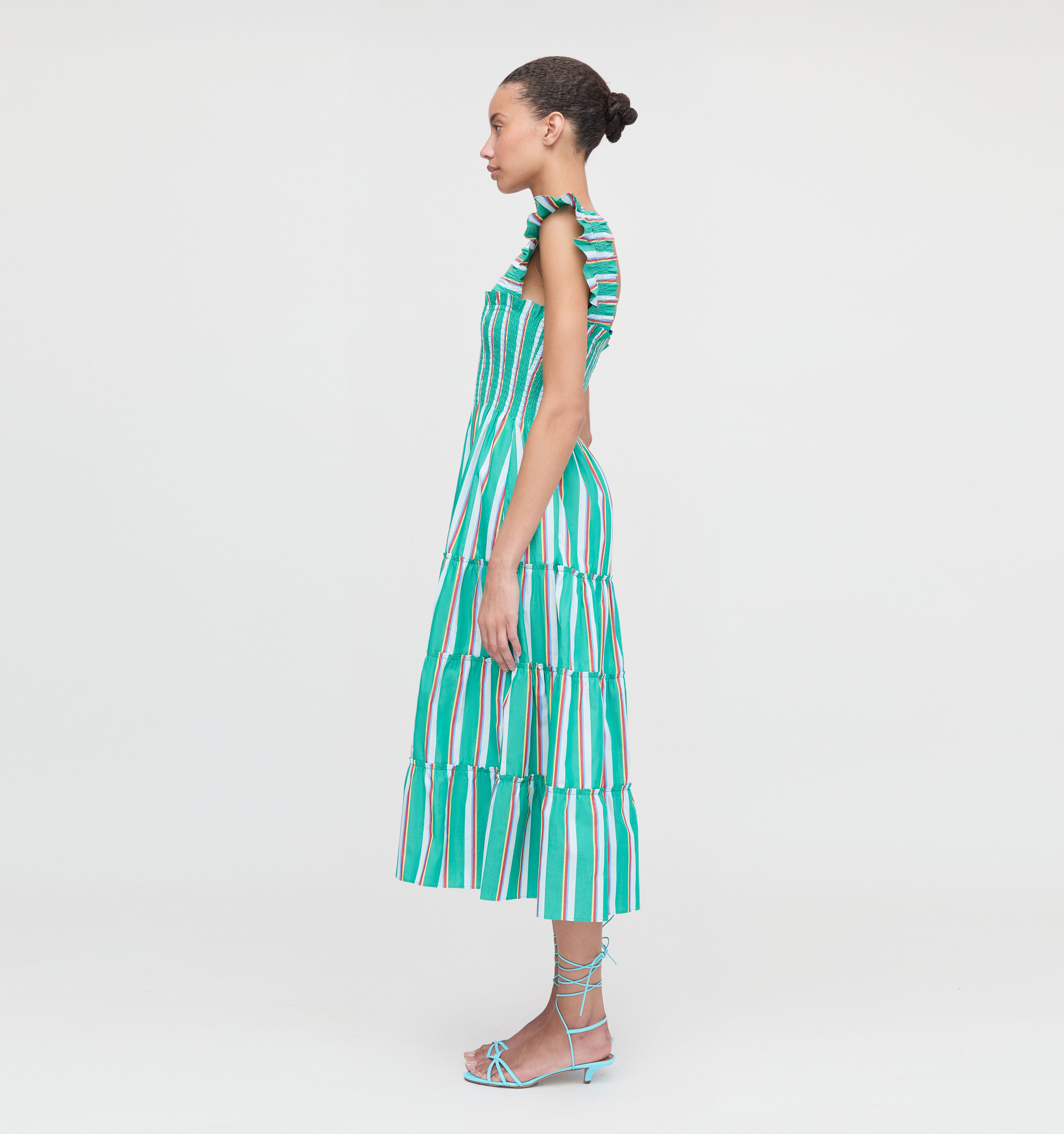 The Ellie Nap Dress - Sunset Stripe