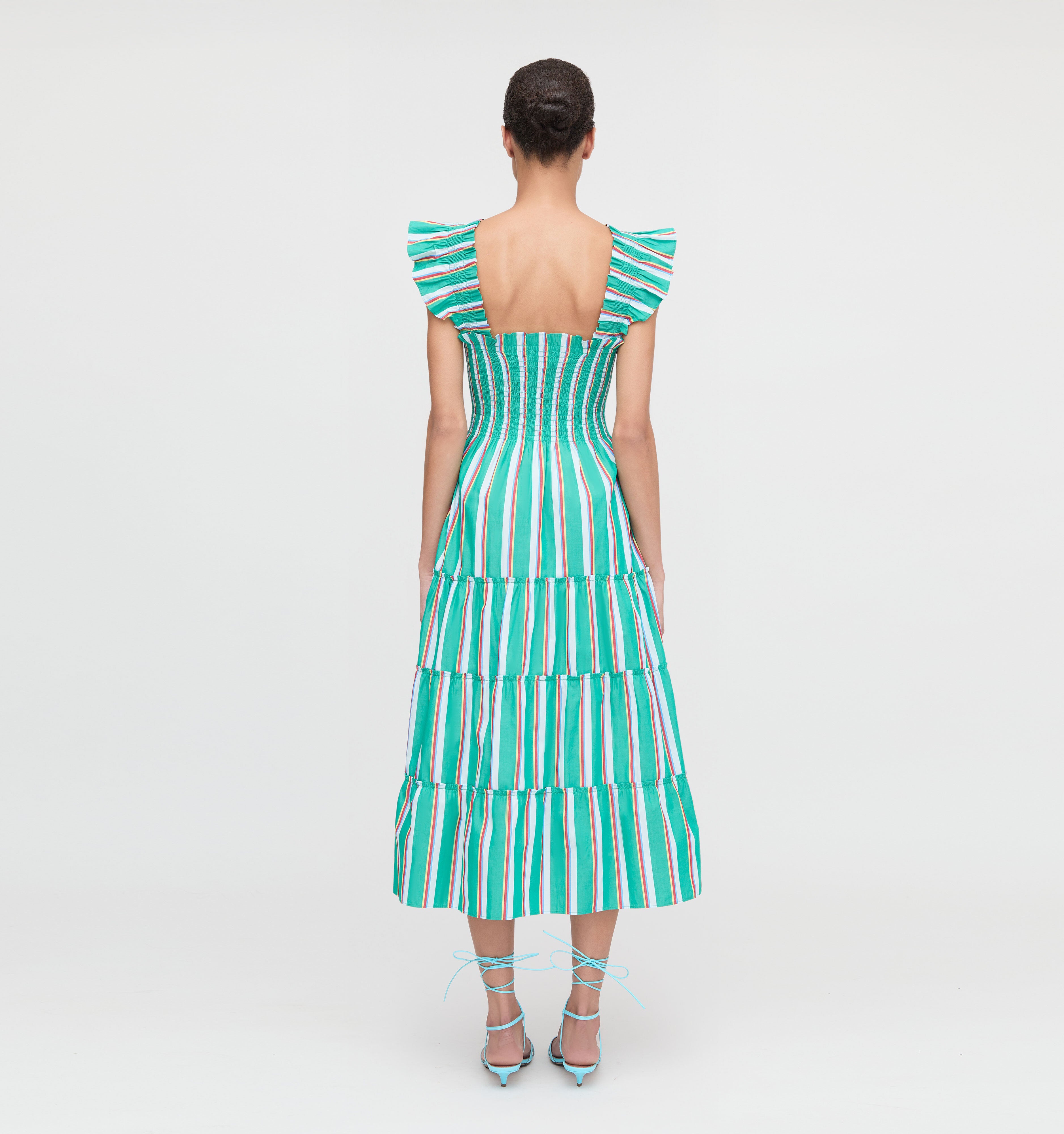 The Ellie Nap Dress - Sunset Stripe