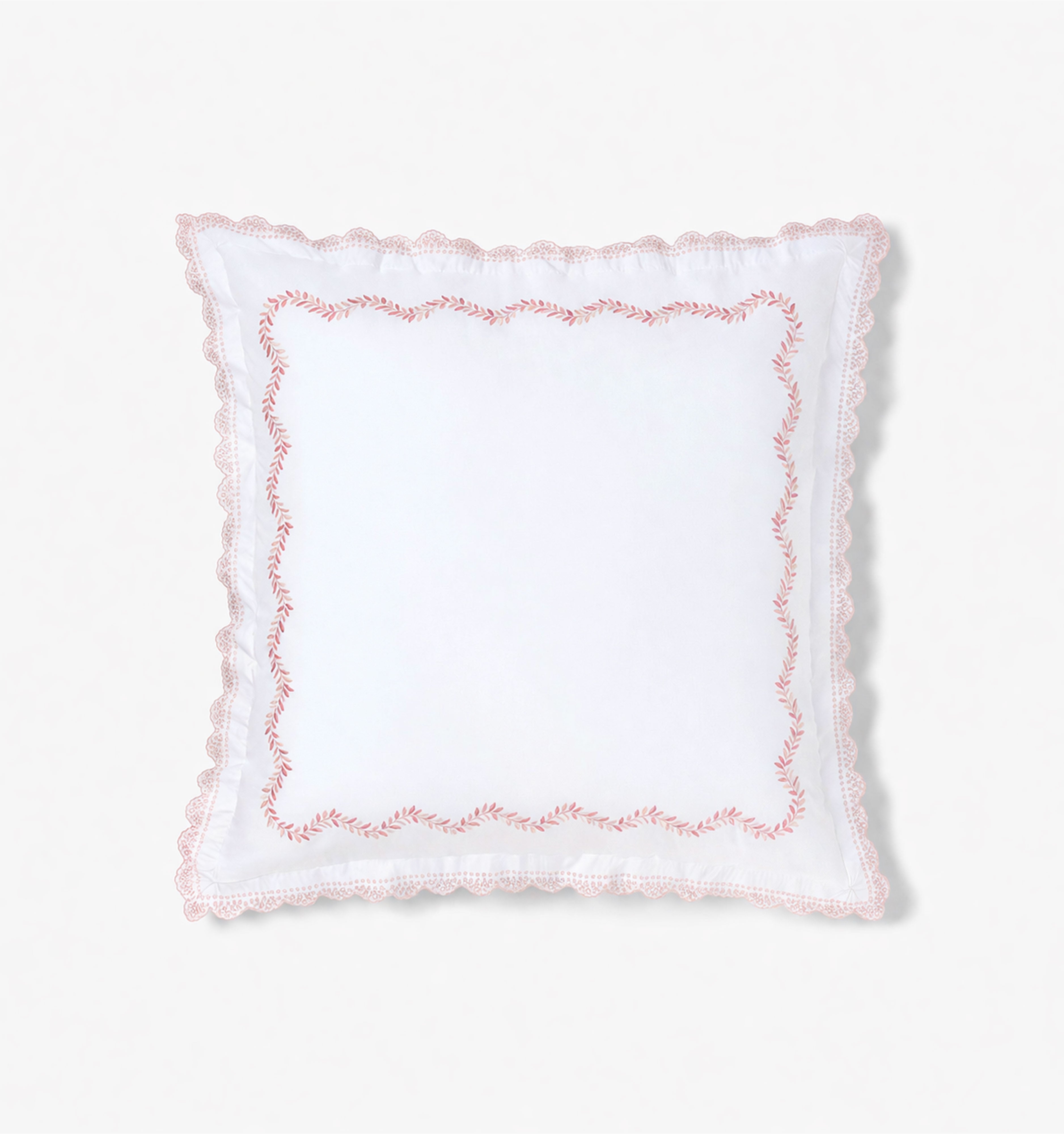 The Euro Sham - Blush Multi Sloane