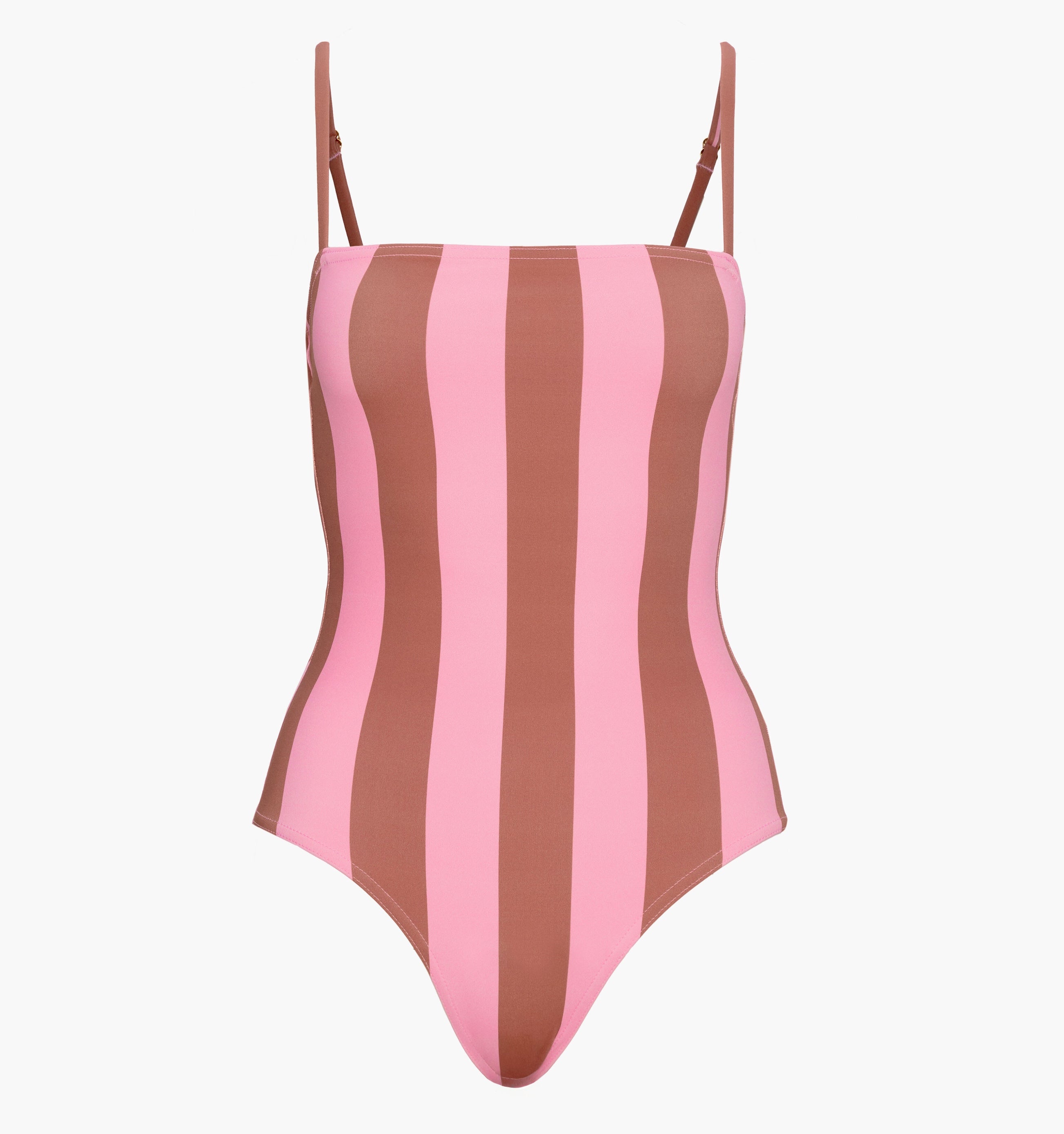 The Giana One Piece - Coral Cabana Stripe – Hill House Home