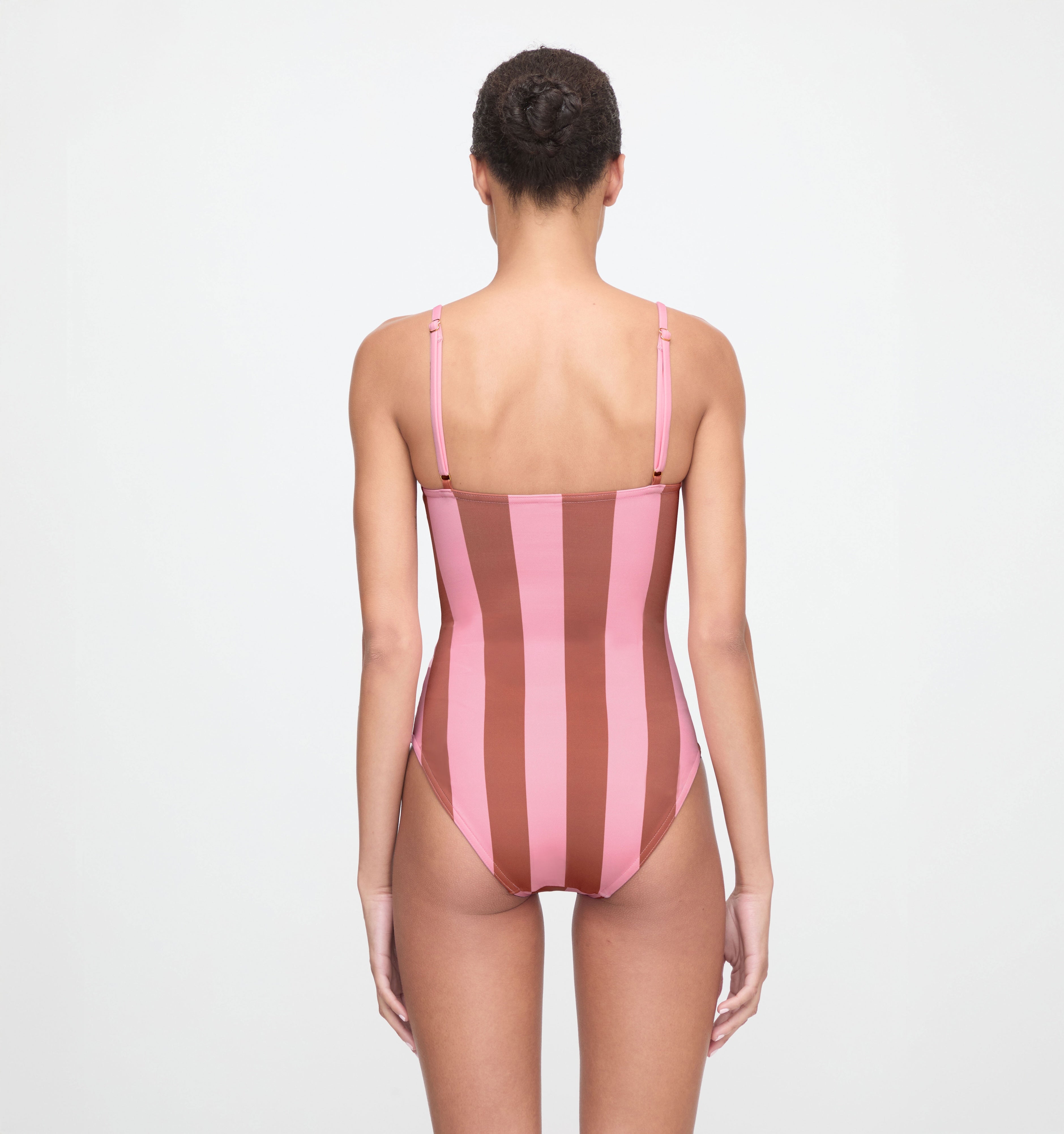 ろ*ん様 house on the hill jump suit (stripe The Giana One Piece - Coral Cabana Stripe – Hill House Home