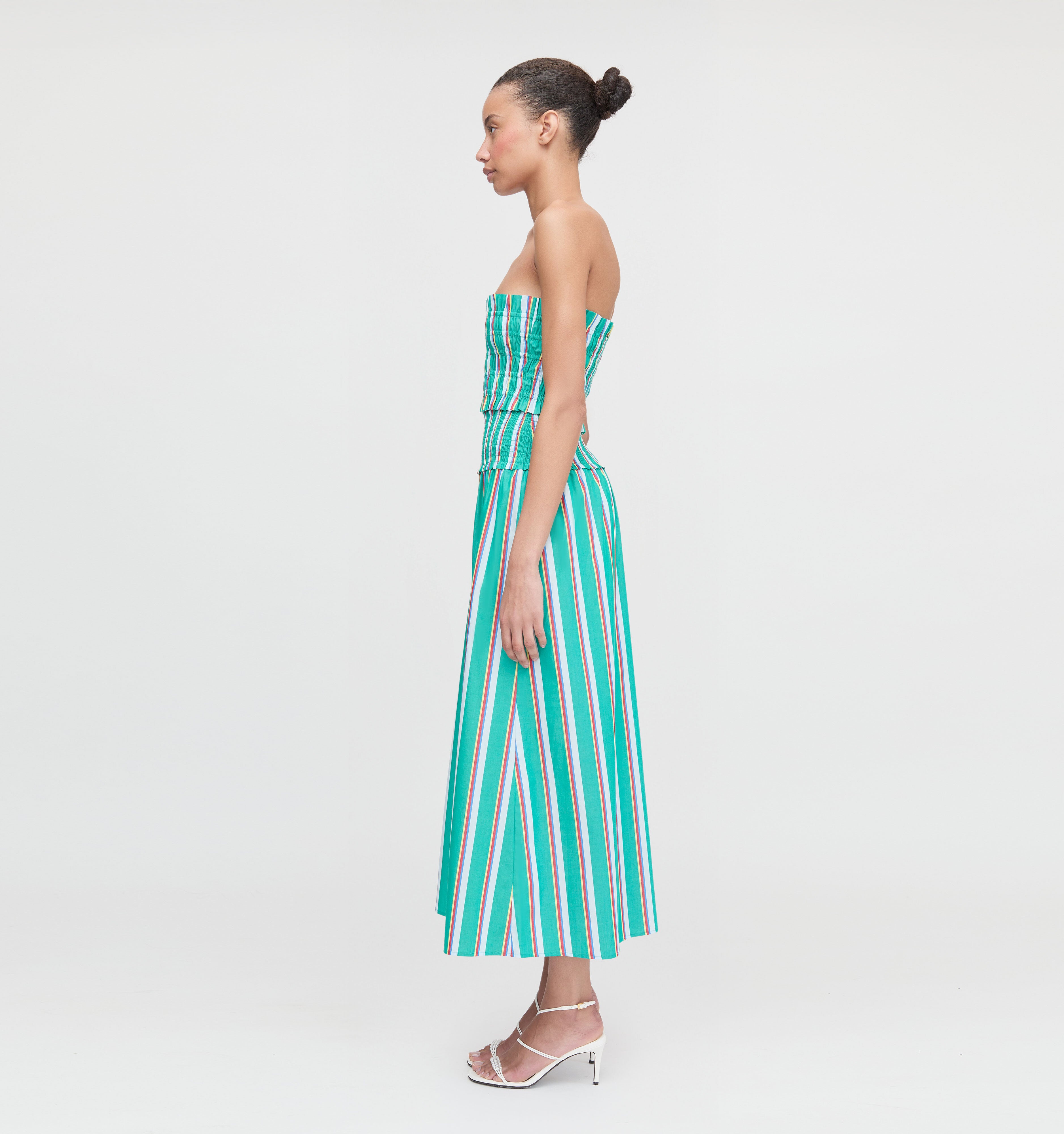 The June Nap Top - Sunset Stripe