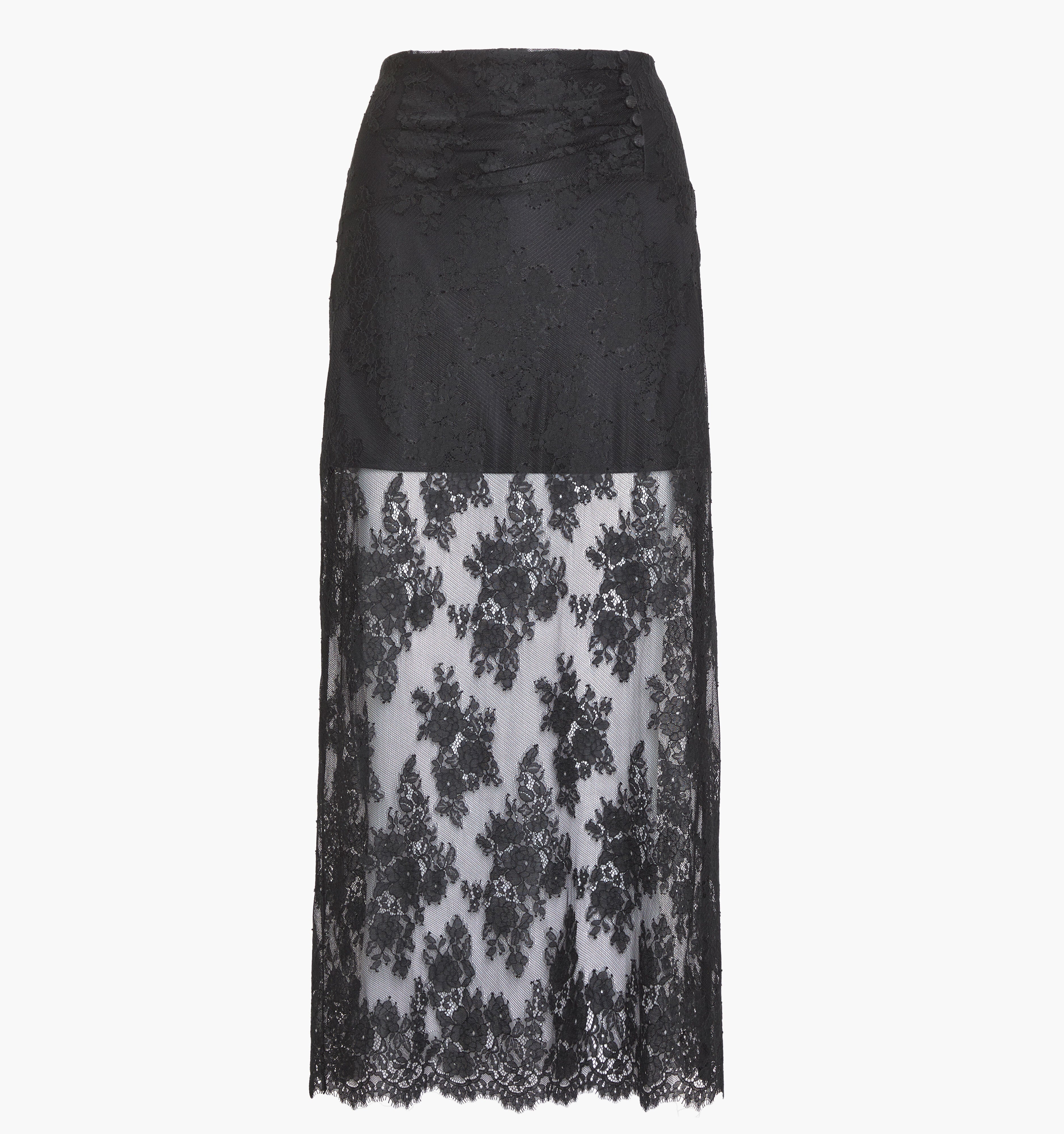 The Lark Skirt in Black Lace color: Black Lace