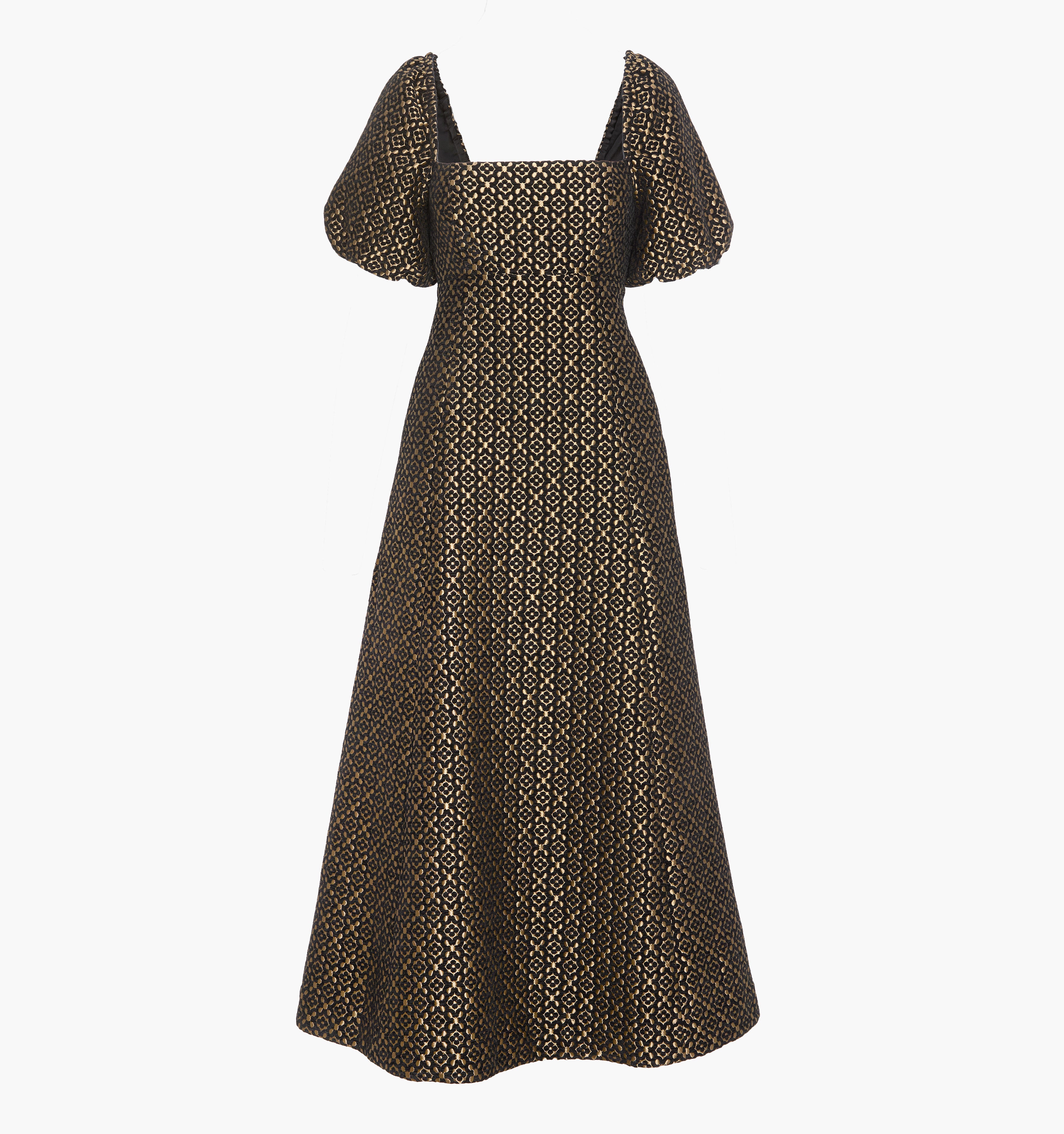 The Matilda Dress - Metallic Brocade