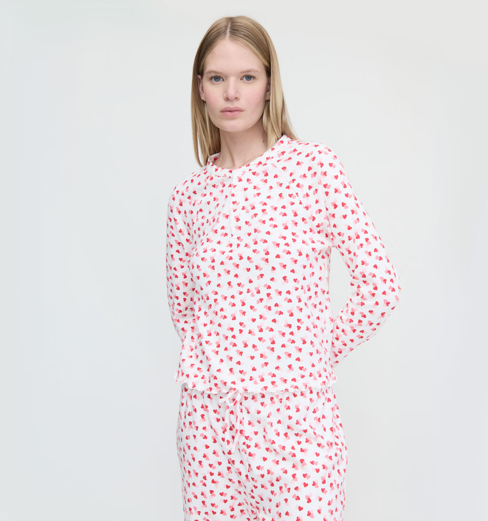 The Olivia Pajama Set - Lots of Hearts – Hill House Home The Olivia Pajama Set - Lots of Hearts – Hill House Home