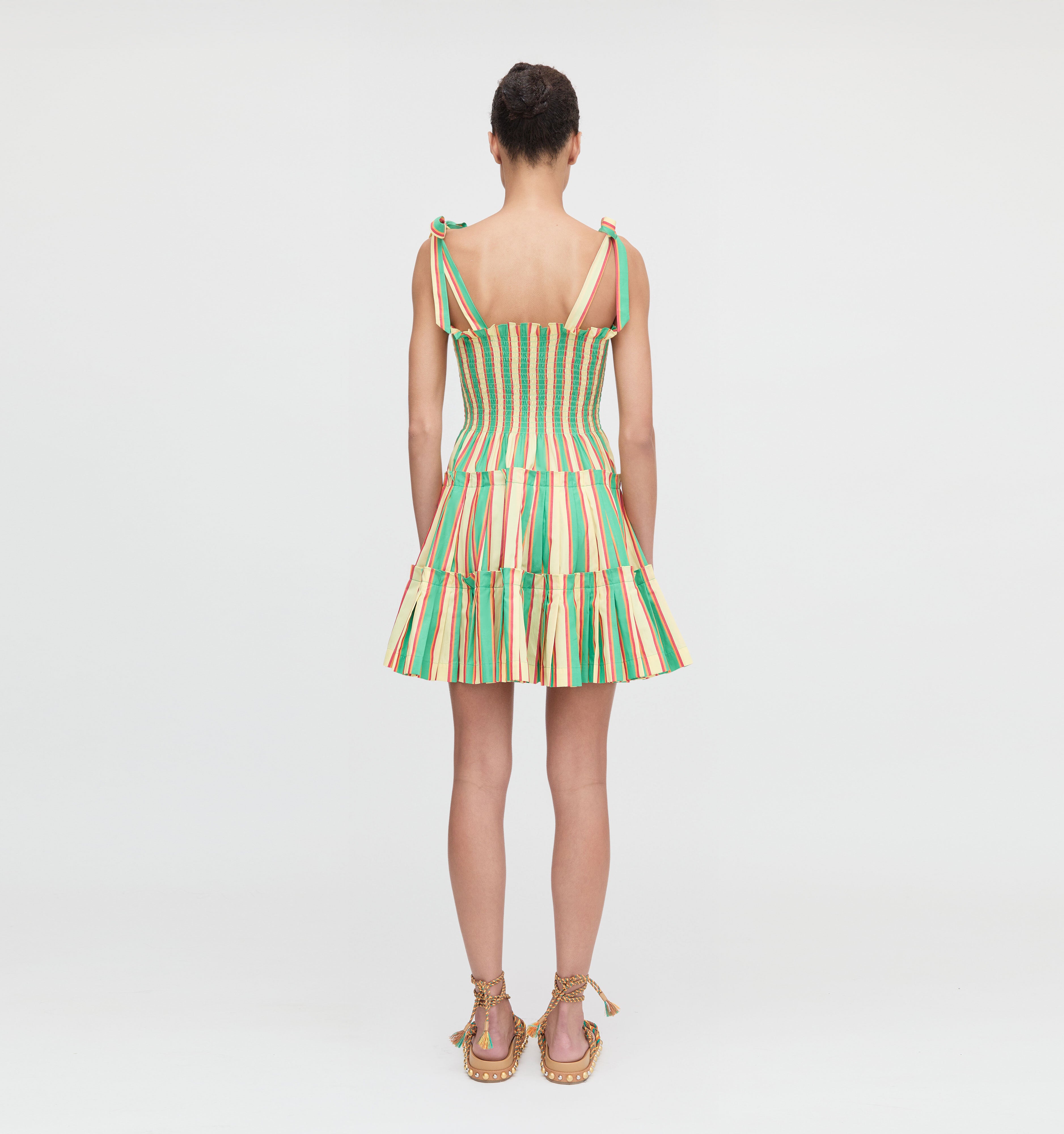 The Ribbon Charlotte Nap Dress - Rockhouse Stripe