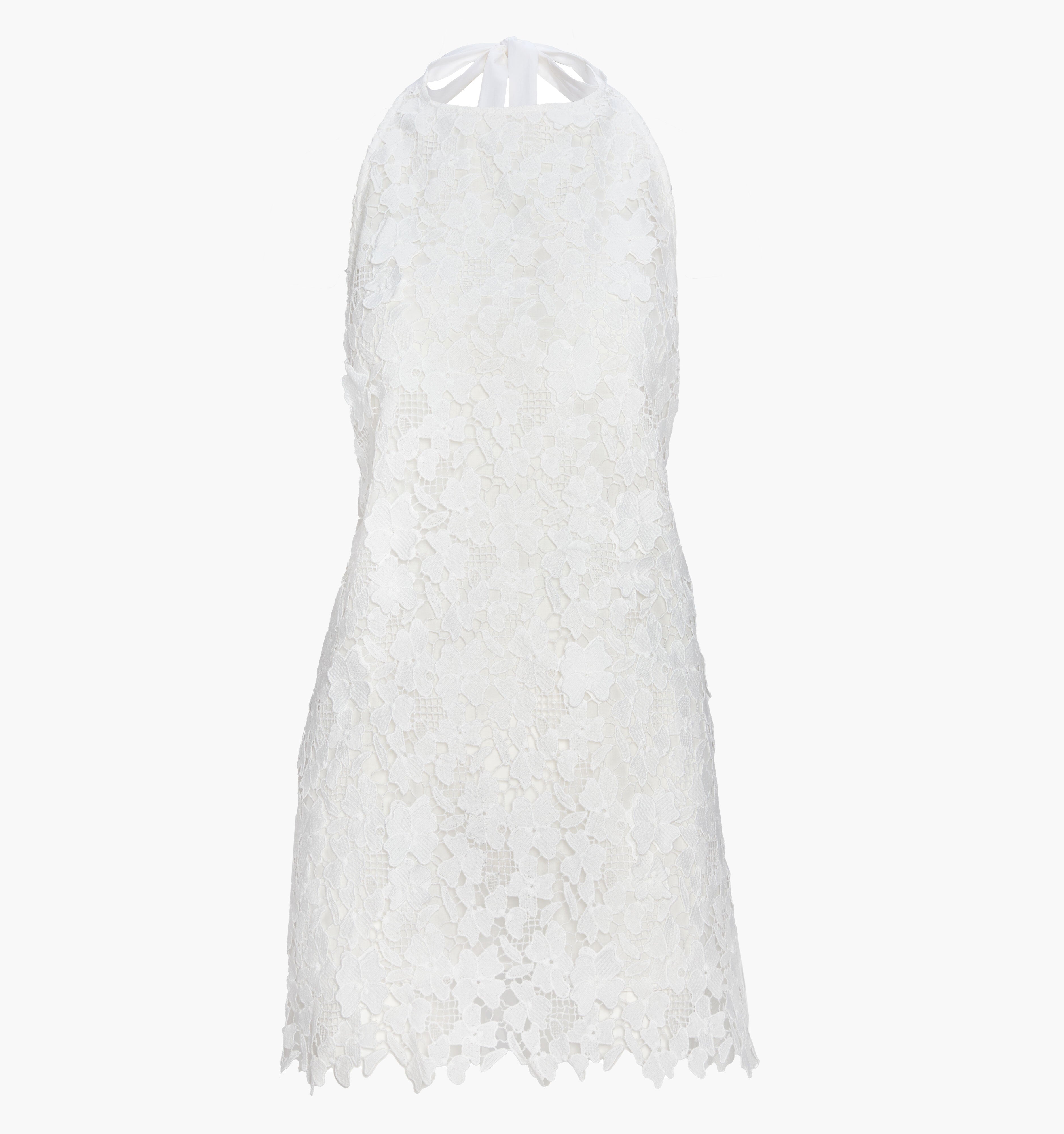 The Sasha Dress - White Floral Lace