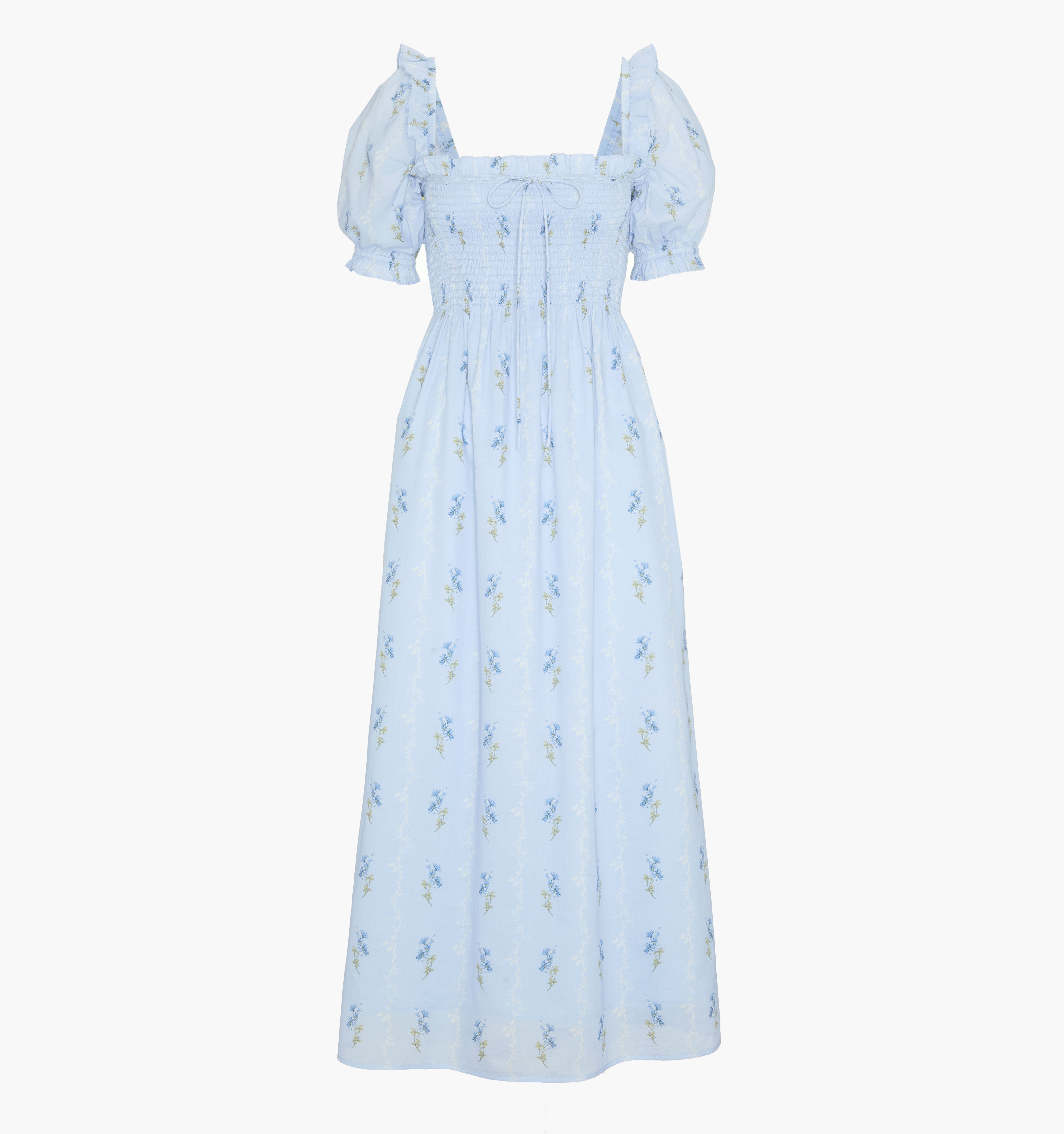 The Scarlett Nap Dress - Bluebell Waltz